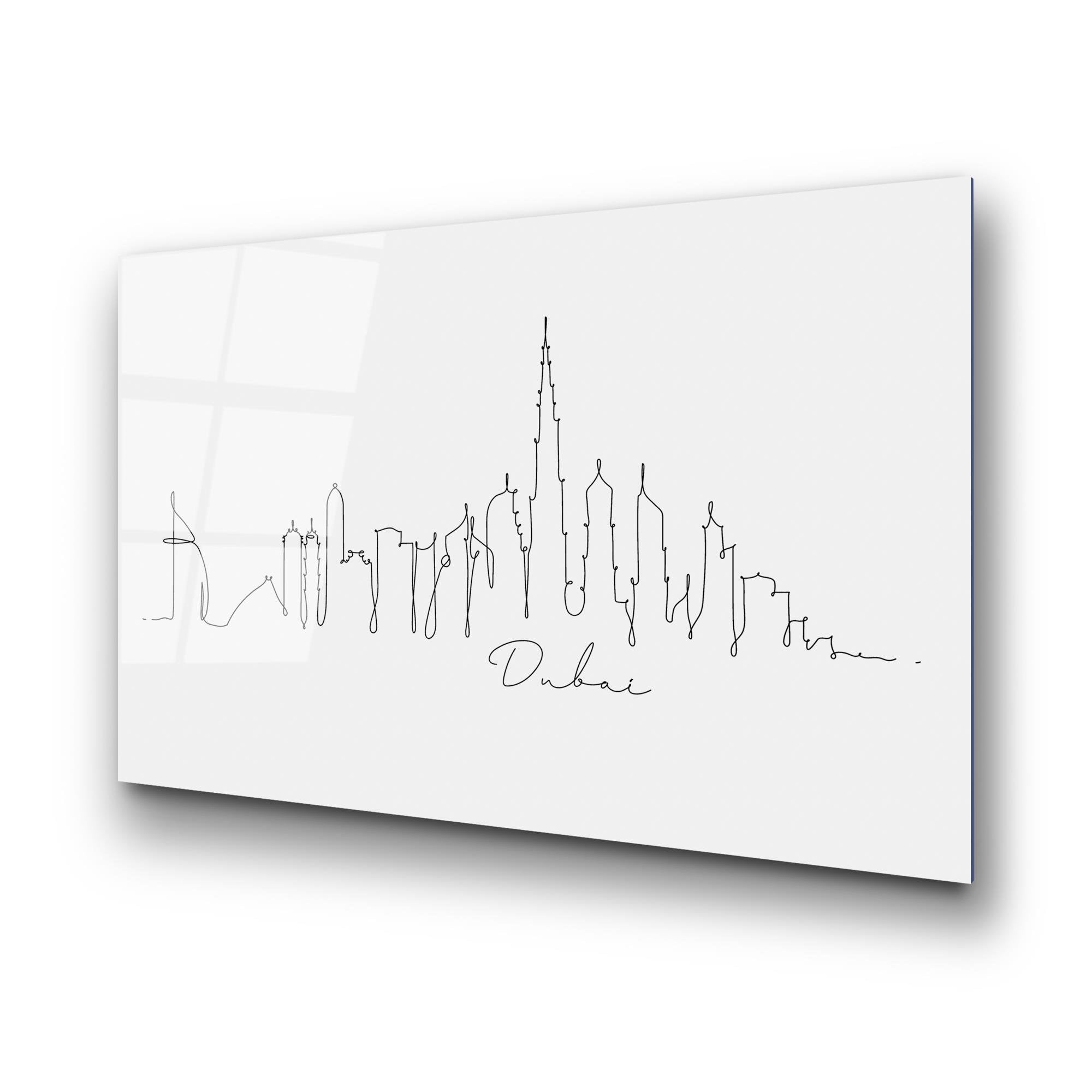 UV-239 Baskılı Cam Dikdörtgen Duvar Tablosu | ByLamp