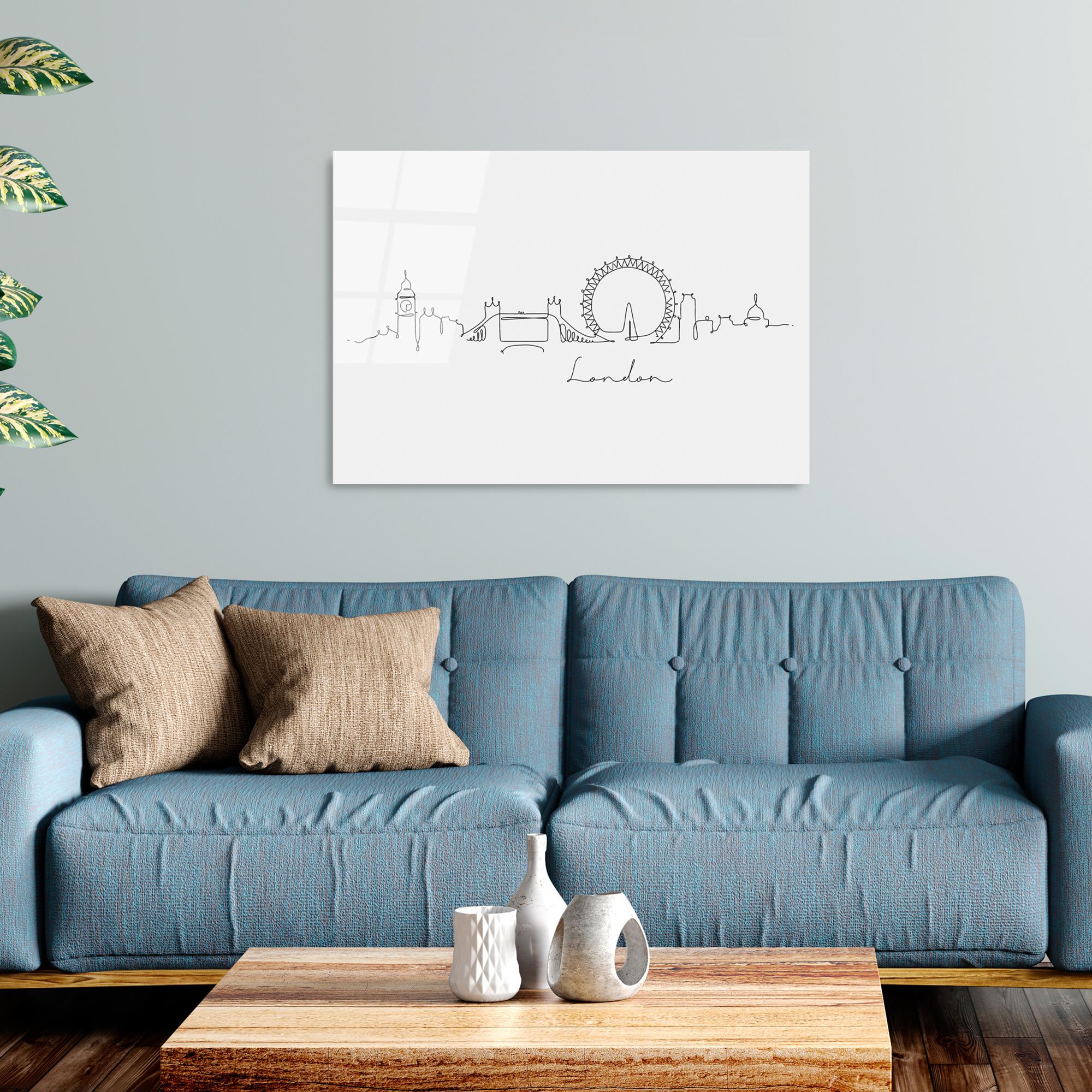 UV-240 Baskılı Cam Dikdörtgen Duvar Tablosu | ByLamp