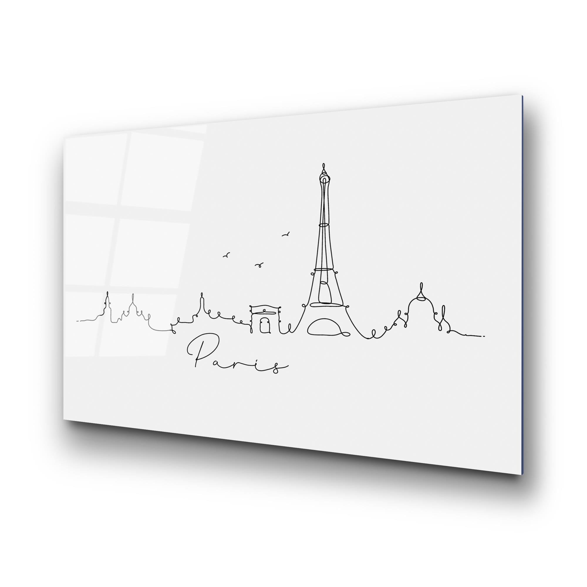 UV-242 Baskılı Cam Dikdörtgen Duvar Tablosu | ByLamp