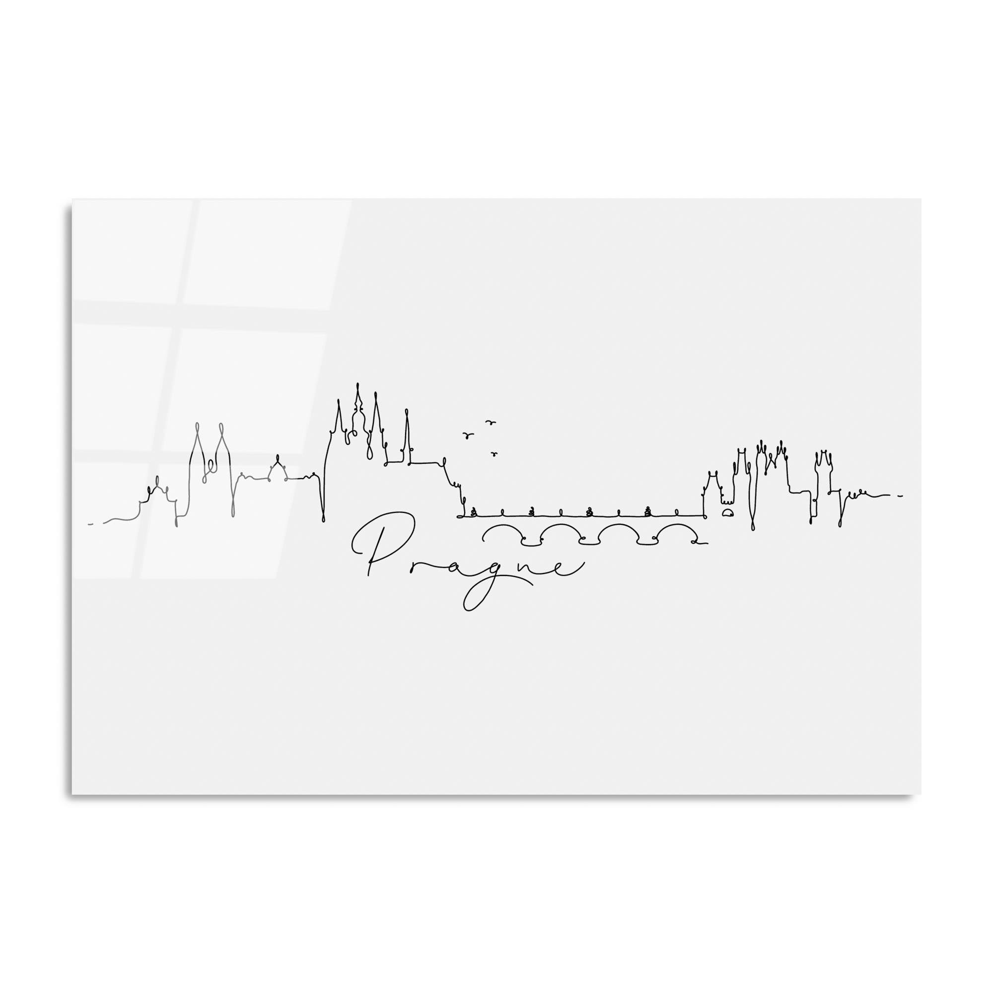 UV-243 Baskılı Cam Dikdörtgen Duvar Tablosu | ByLamp