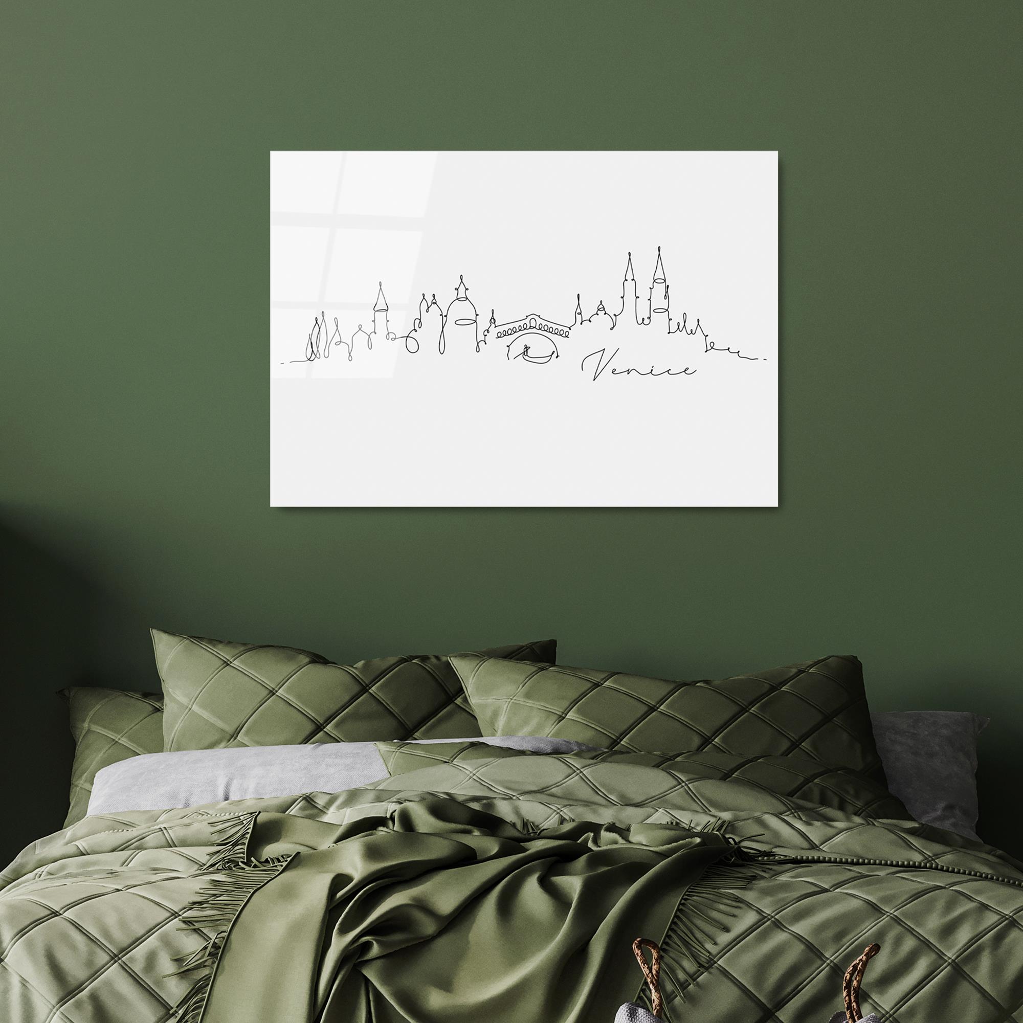 UV-246 Baskılı Cam Dikdörtgen Duvar Tablosu | ByLamp