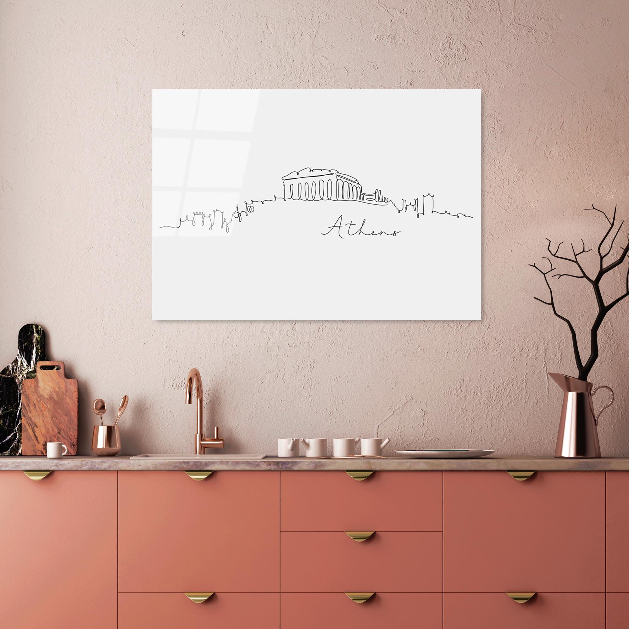 UV-247 Baskılı Cam Dikdörtgen Duvar Tablosu | ByLamp