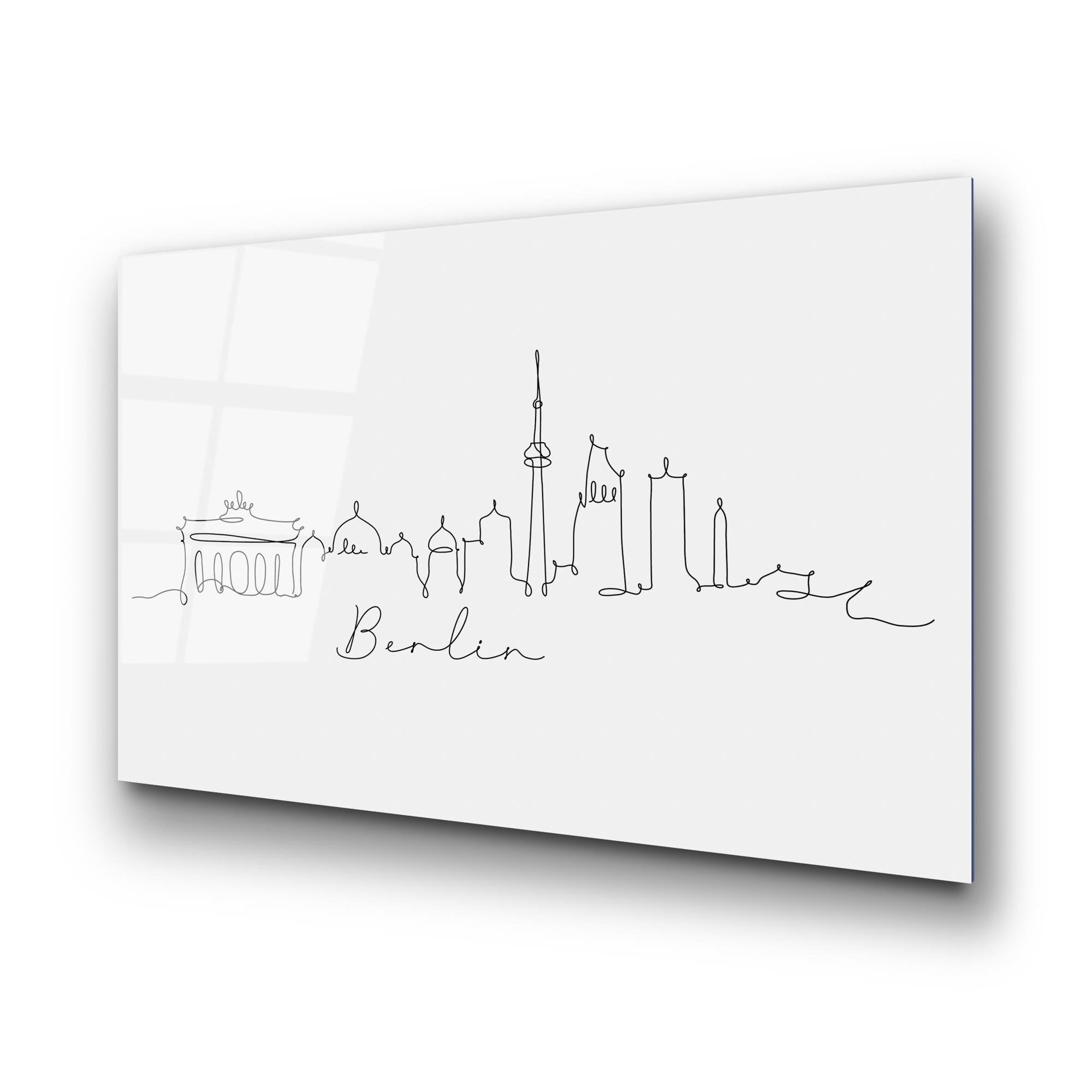 UV-248 Baskılı Cam Dikdörtgen Duvar Tablosu | ByLamp