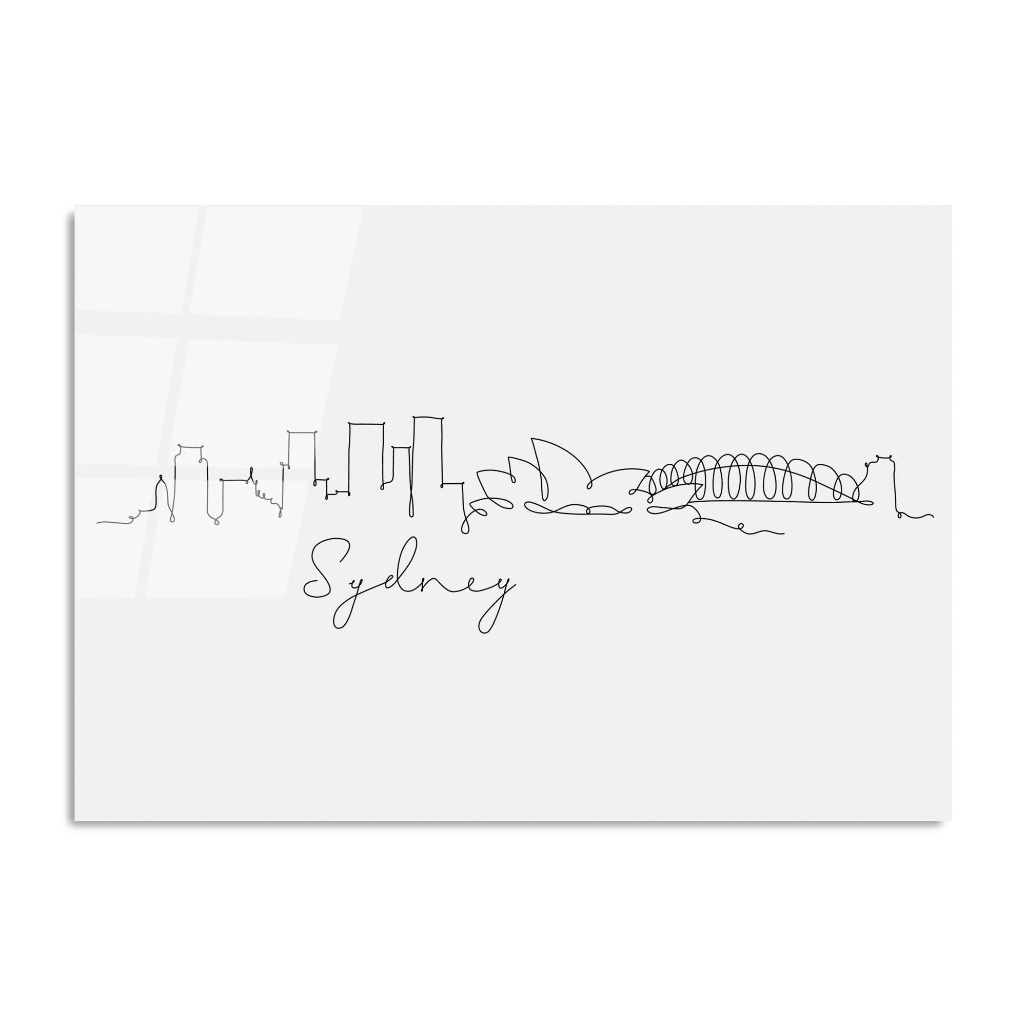 UV-249 Baskılı Cam Dikdörtgen Duvar Tablosu | ByLamp