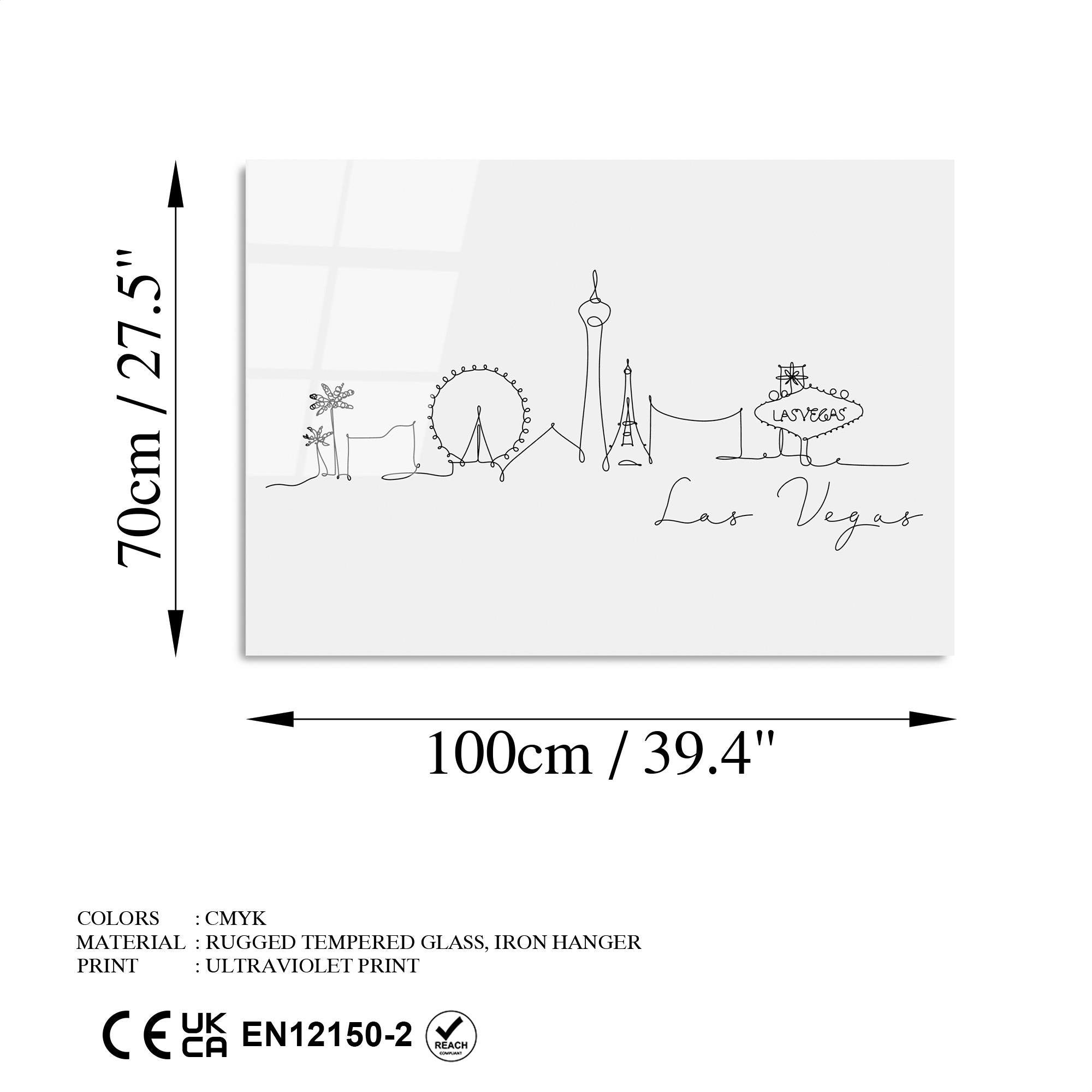 UV-250 Baskılı Cam Dikdörtgen Duvar Tablosu | ByLamp