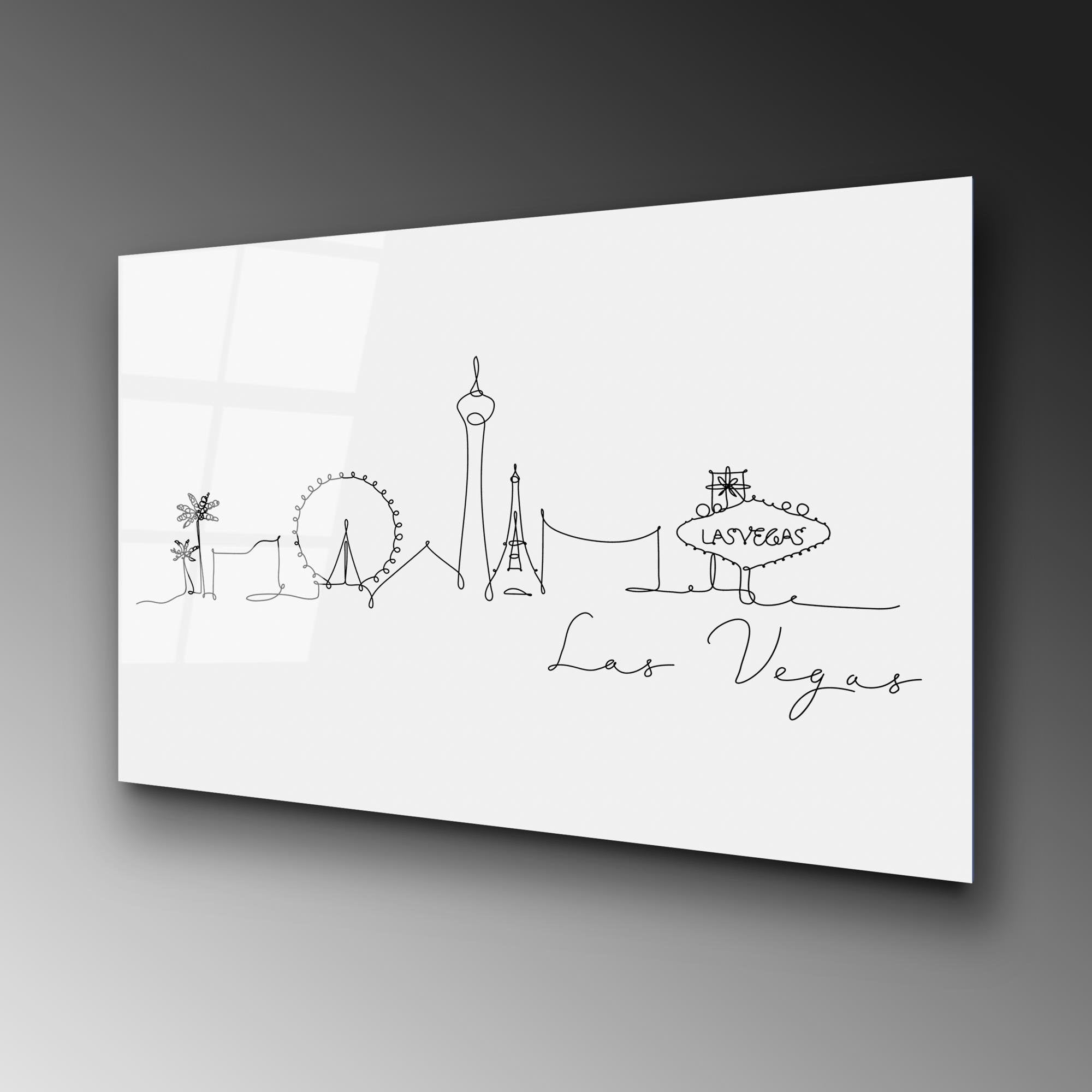 UV-250 Baskılı Cam Dikdörtgen Duvar Tablosu | ByLamp