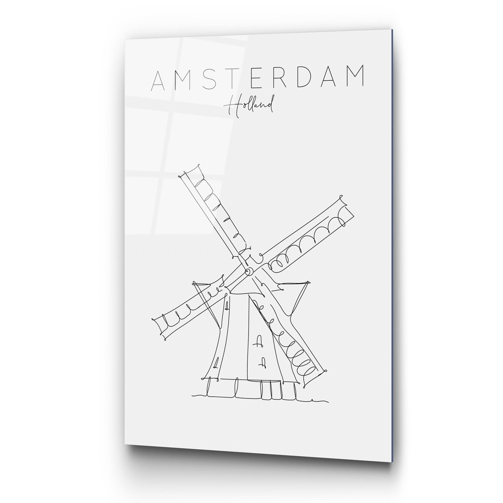 UV-253 Baskılı Cam Dikdörtgen Duvar Tablosu | ByLamp