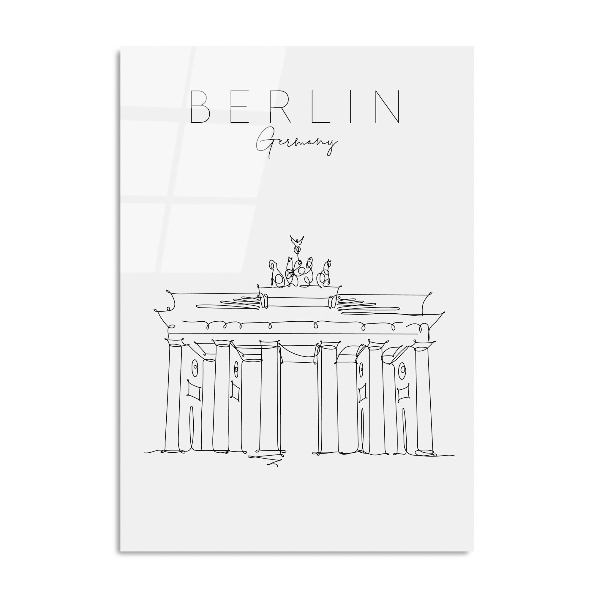 UV-254 Baskılı Cam Dikdörtgen Duvar Tablosu | ByLamp