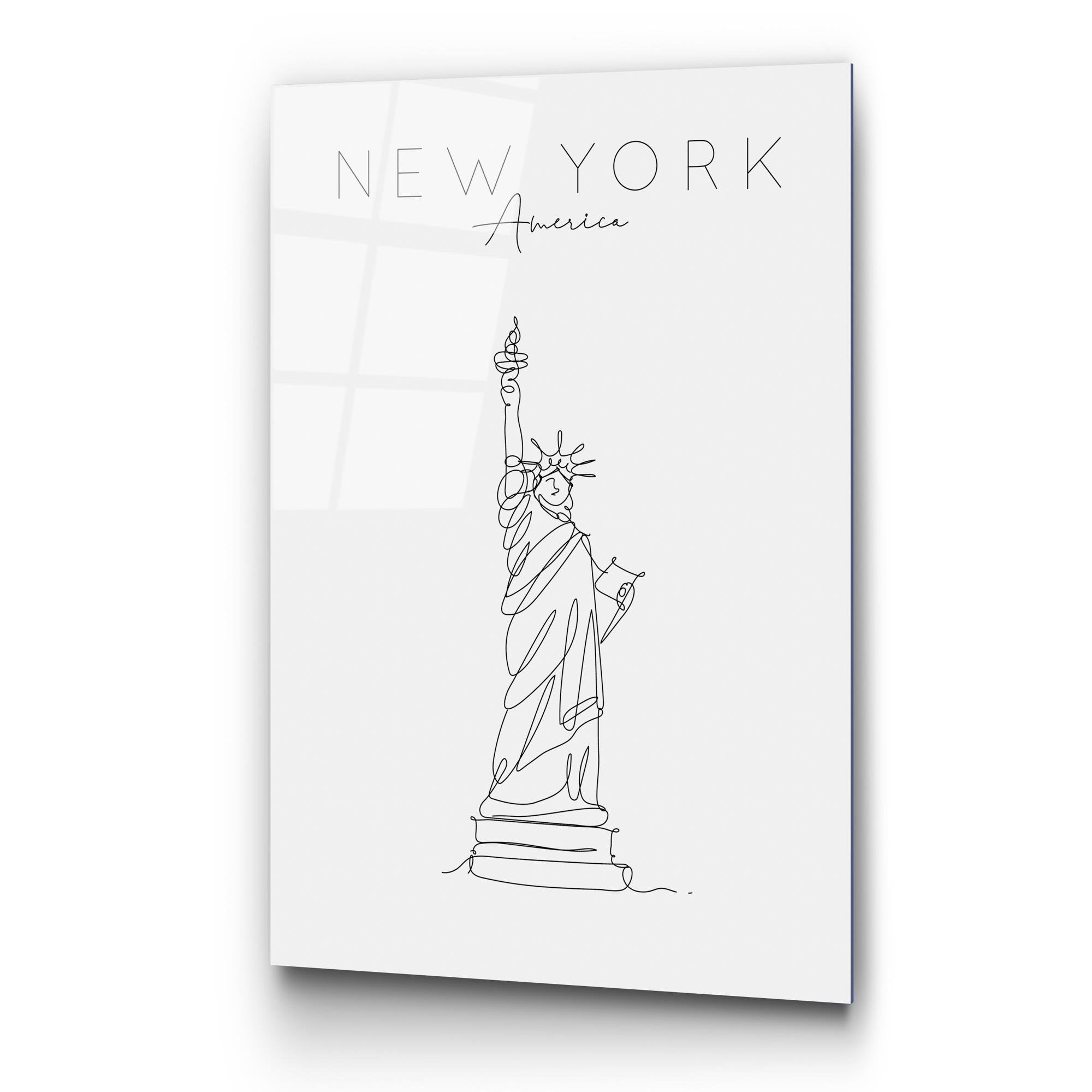 UV-256 Baskılı Cam Dikdörtgen Duvar Tablosu | ByLamp