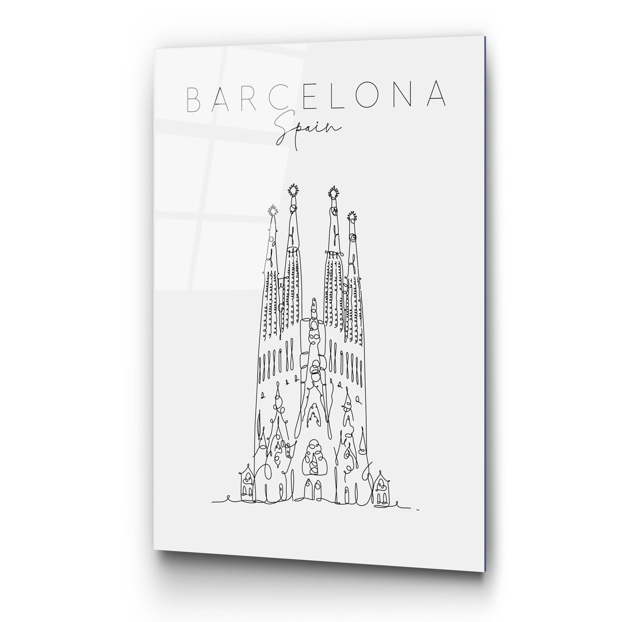 UV-259 Baskılı Cam Dikdörtgen Duvar Tablosu | ByLamp