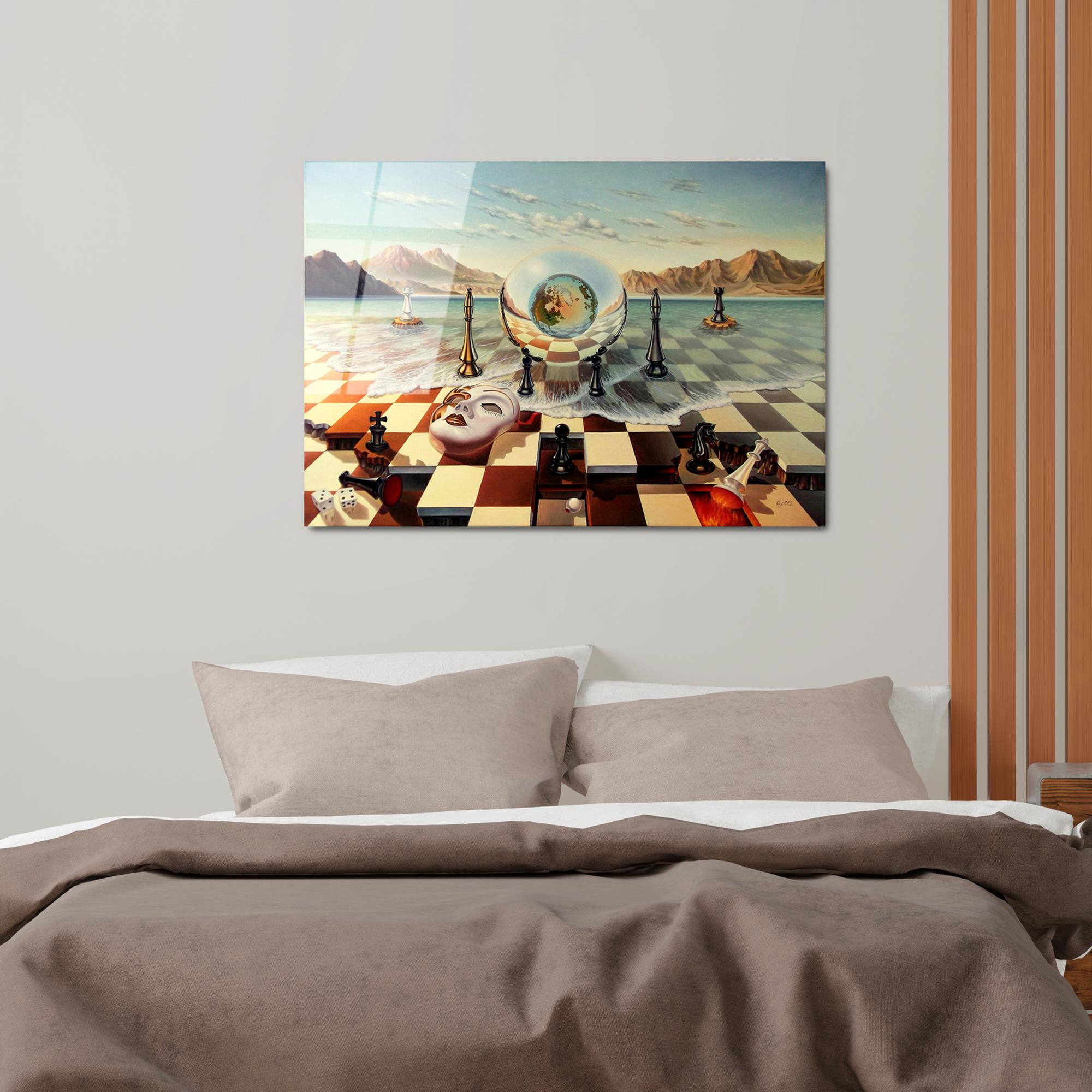 UV-260 Baskılı Cam Dikdörtgen Duvar Tablosu | ByLamp