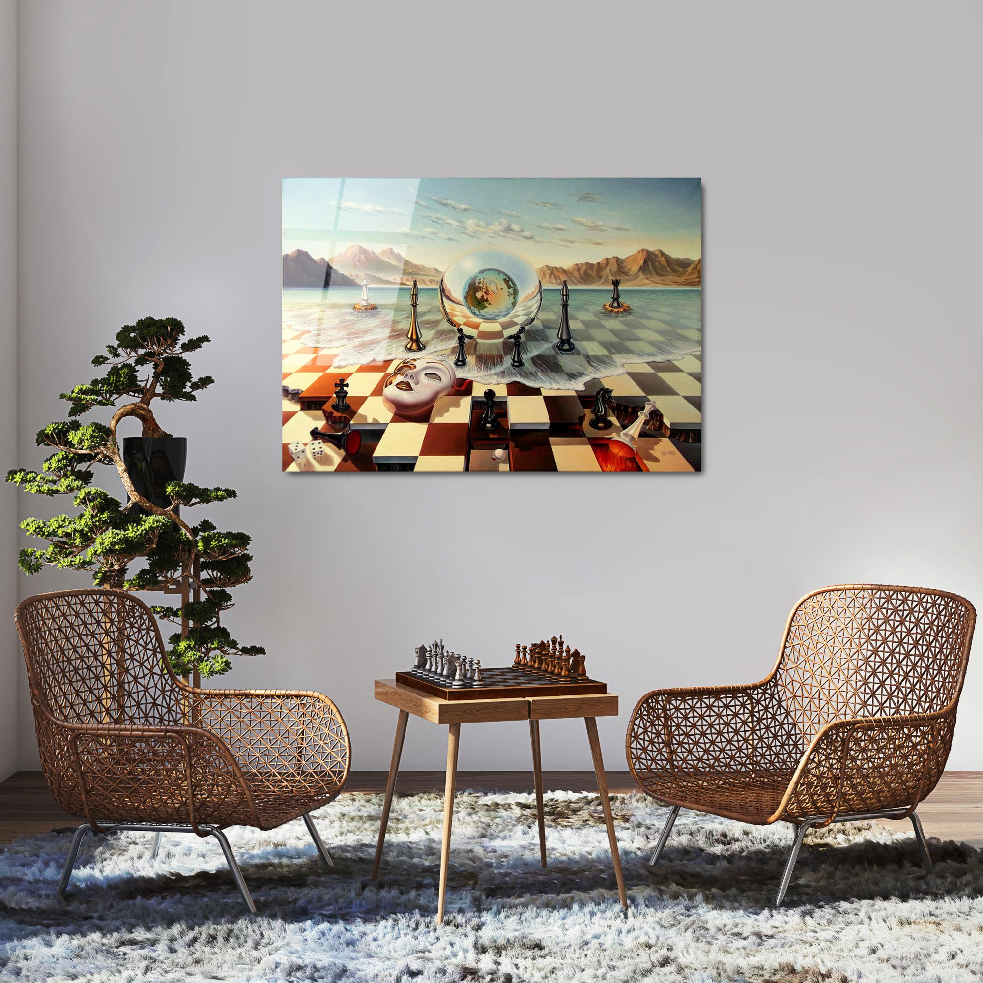 UV-260 Baskılı Cam Dikdörtgen Duvar Tablosu | ByLamp