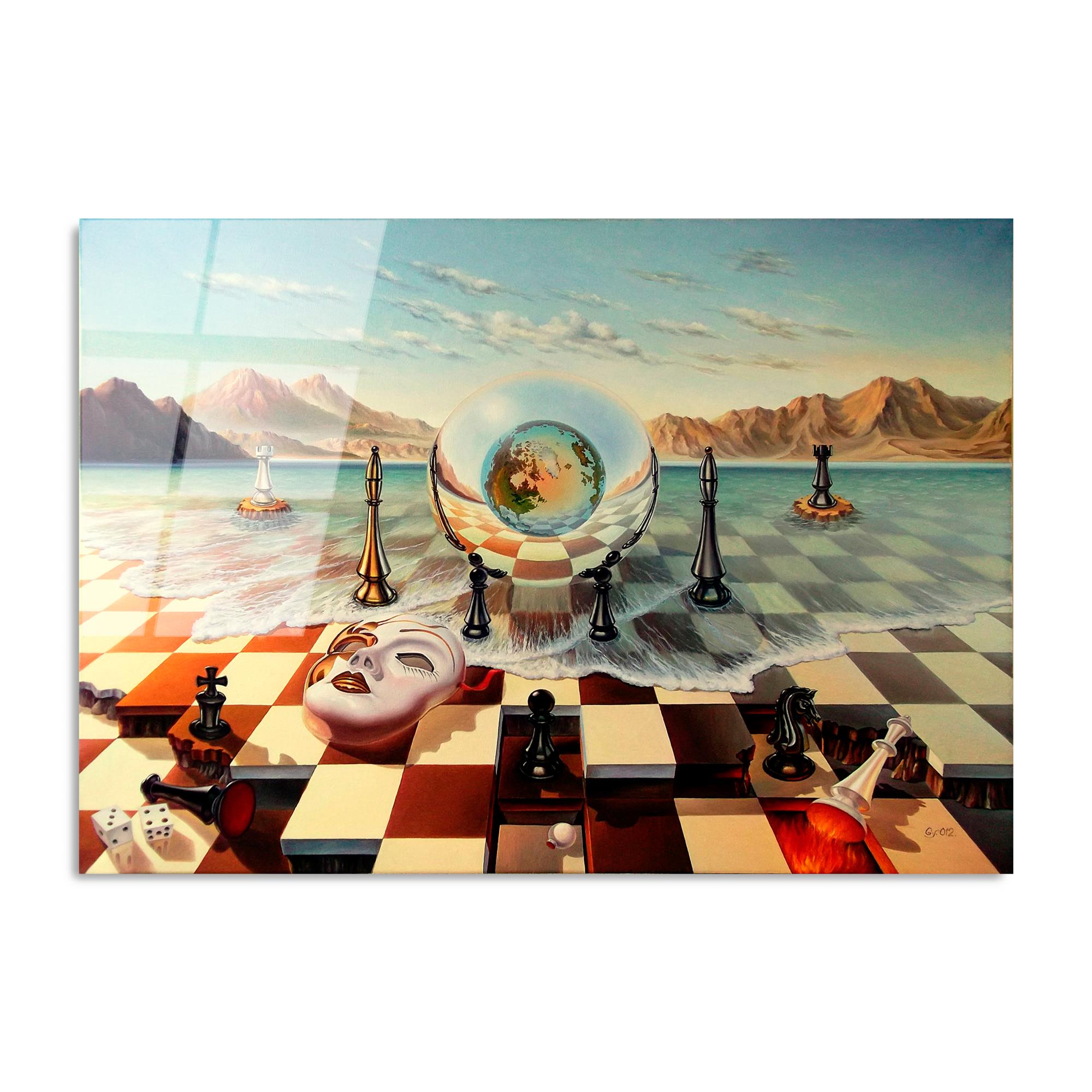 UV-260 Baskılı Cam Dikdörtgen Duvar Tablosu | ByLamp