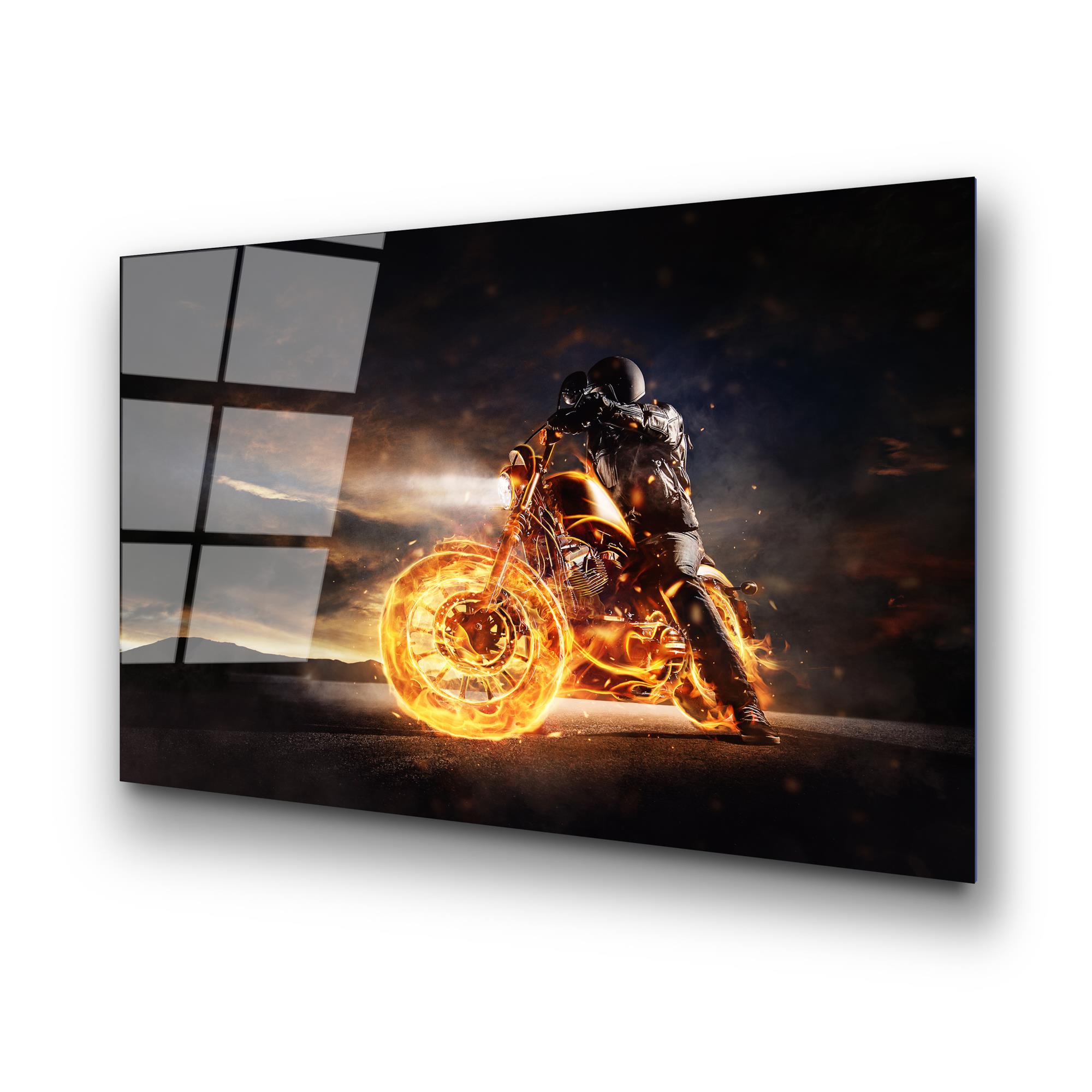 UV-261 Baskılı Cam Dikdörtgen Duvar Tablosu | ByLamp