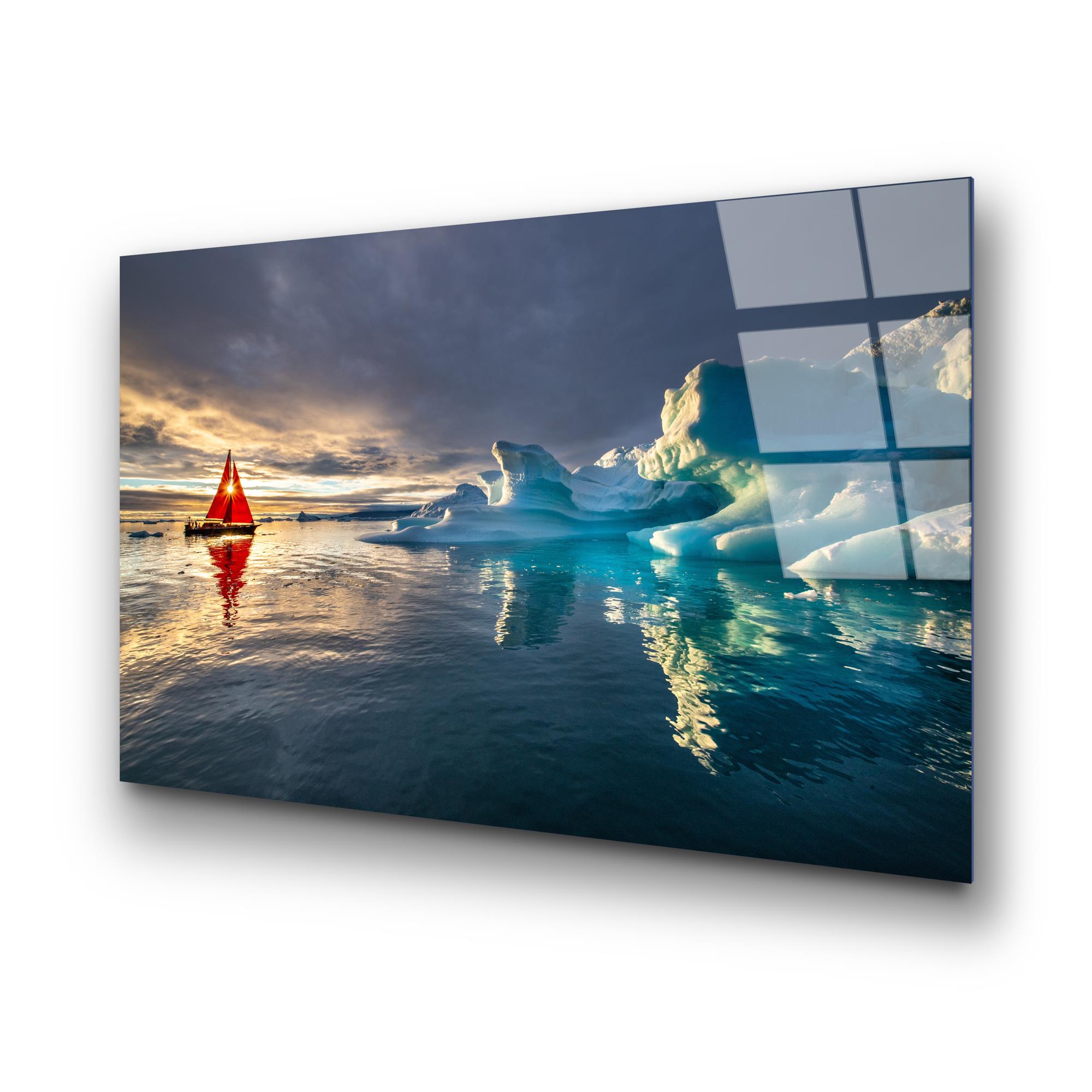 UV-262 Baskılı Cam Dikdörtgen Duvar Tablosu | ByLamp