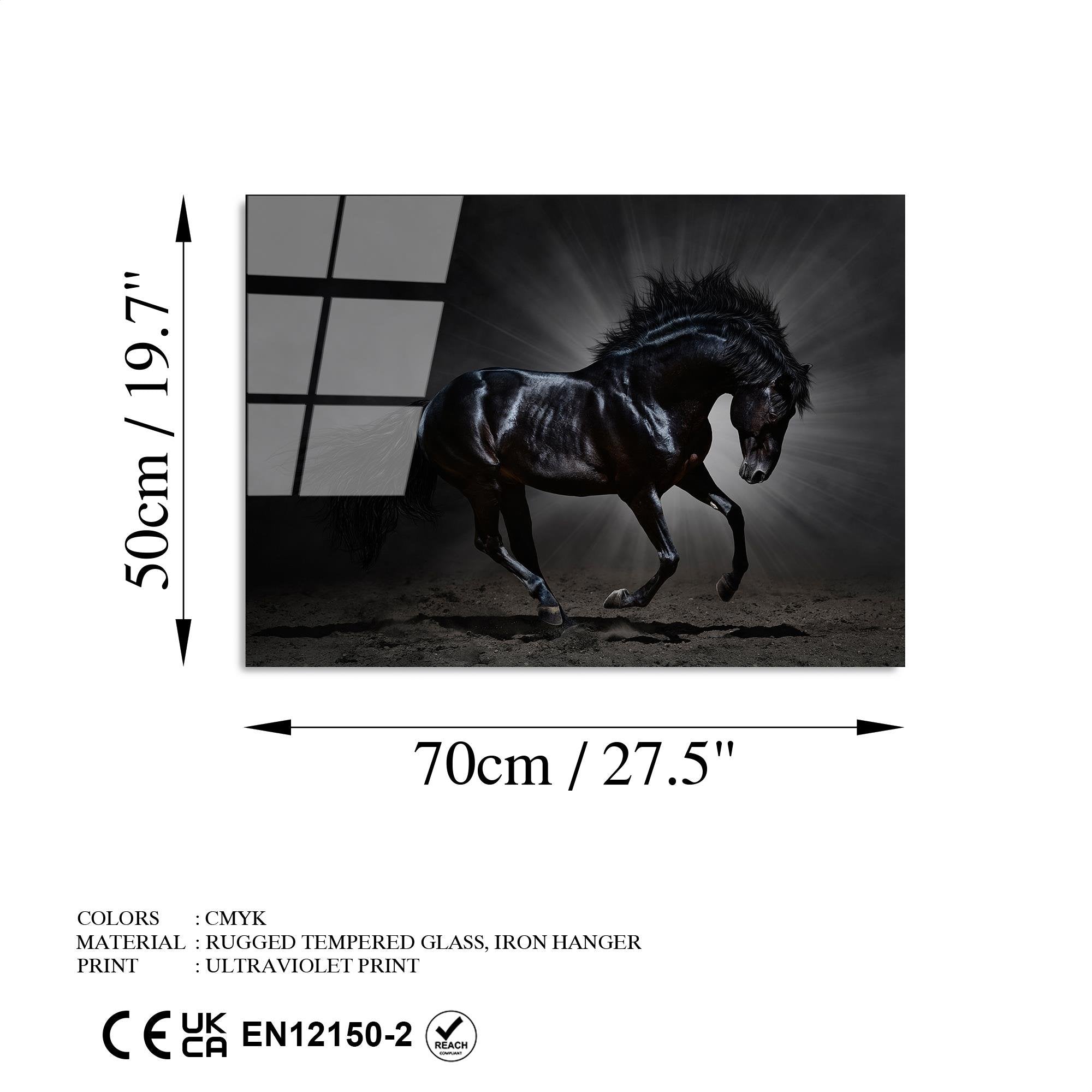 UV-272 Baskılı Cam Dikdörtgen Duvar Tablosu | ByLamp