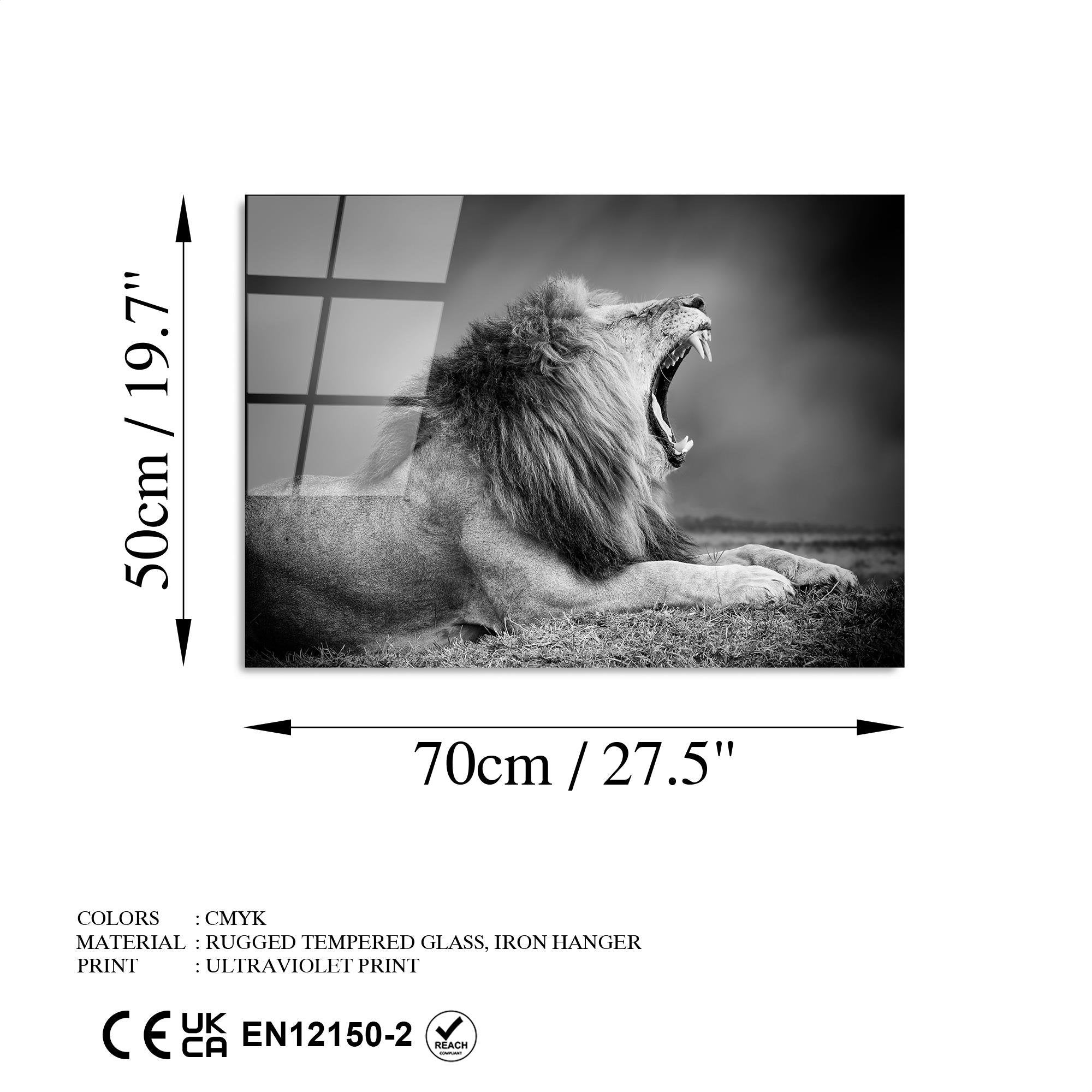 UV-282 Baskılı Cam Dikdörtgen Duvar Tablosu | ByLamp