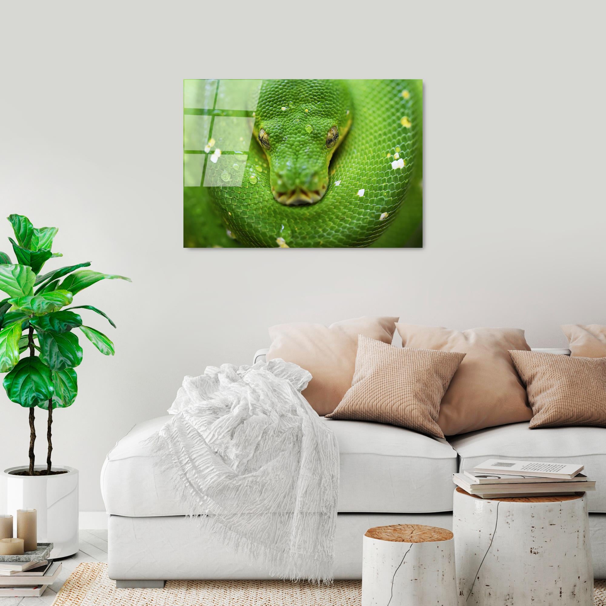 UV-287  Baskılı Cam Dikdörtgen Duvar Tablosu | ByLamp