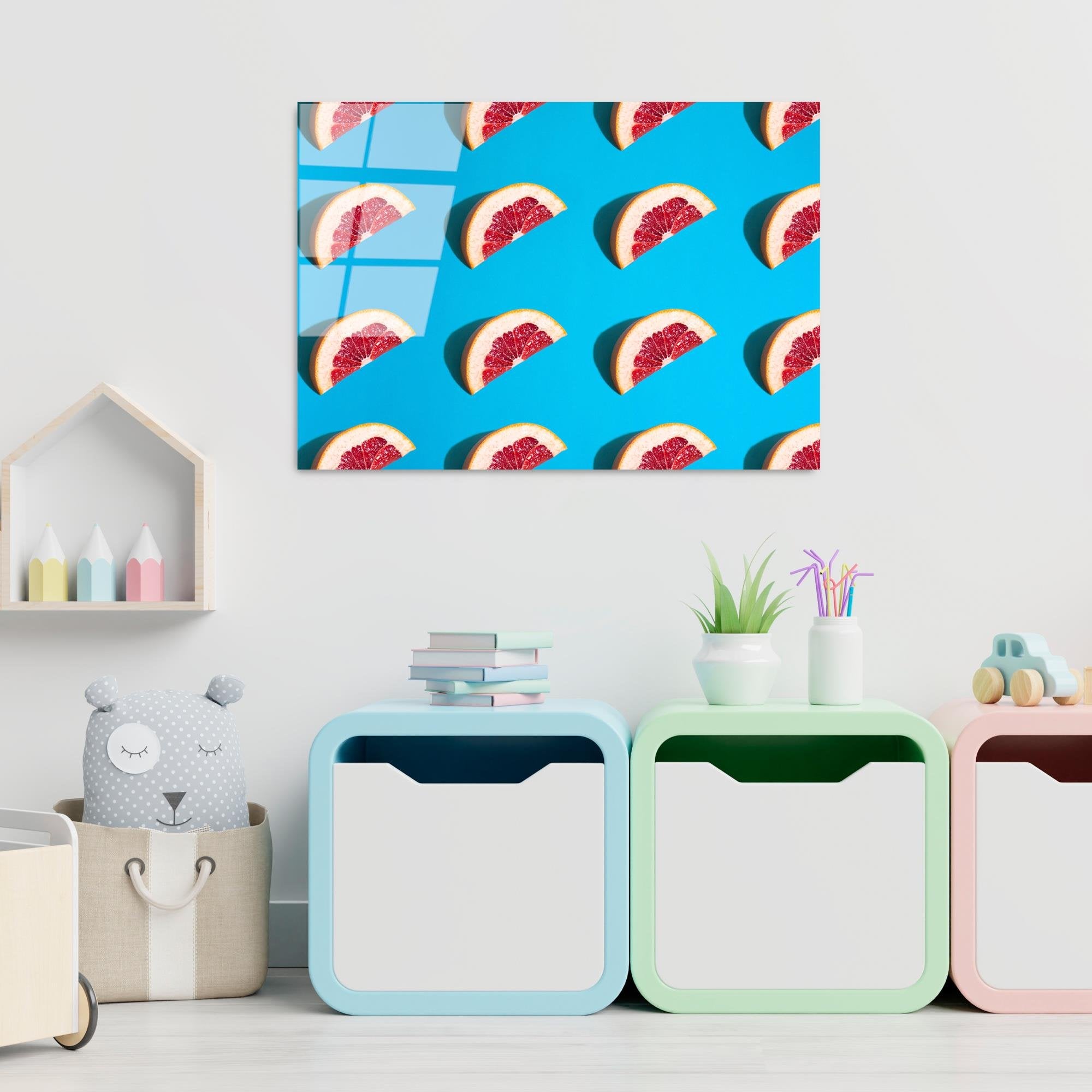 UV-289 Baskılı Cam Dikdörtgen Duvar Tablosu | ByLamp