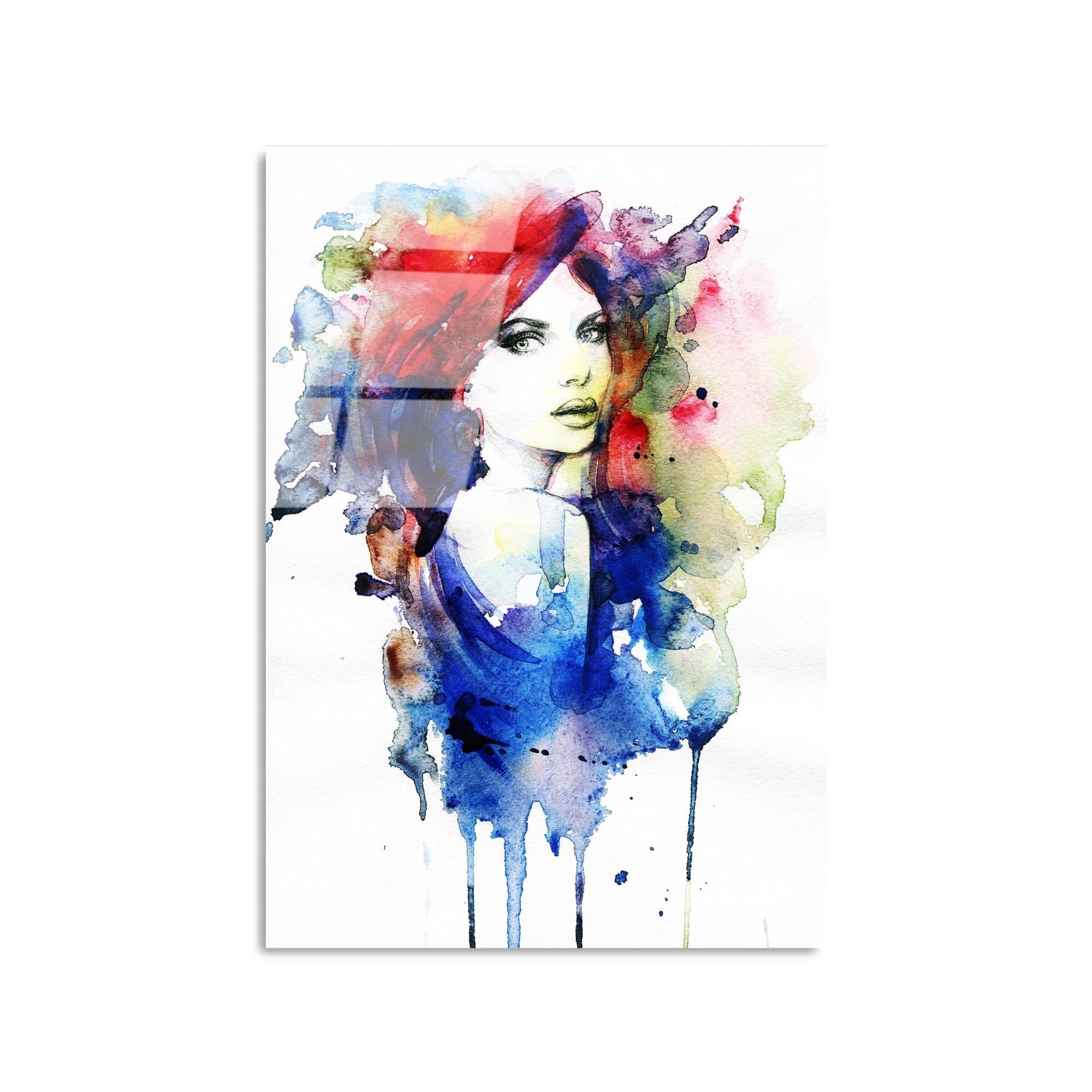 UV-294 Baskılı Cam Dikdörtgen Duvar Tablosu | ByLamp