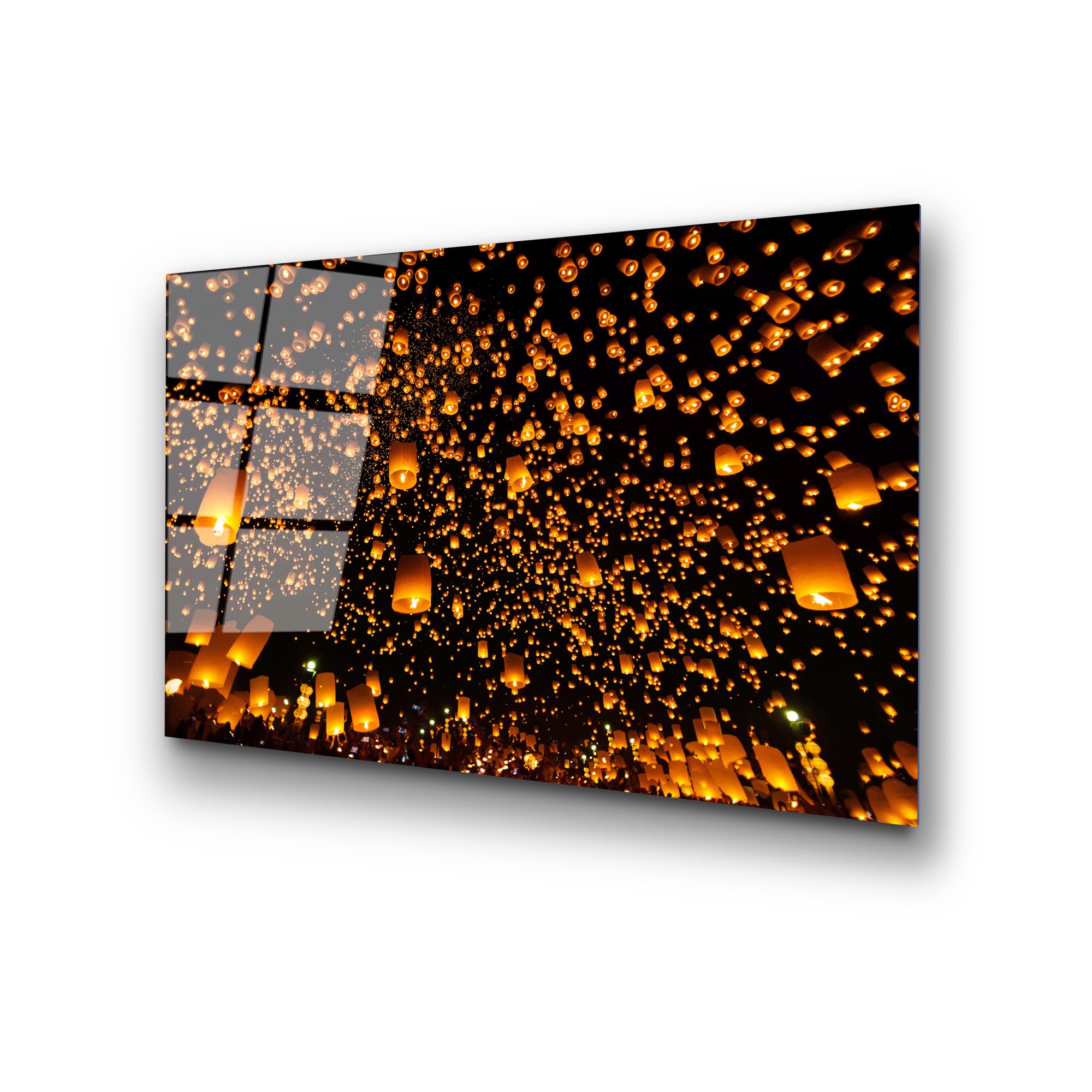 UV-302 Baskılı Cam Dikdörtgen Duvar Tablosu | ByLamp