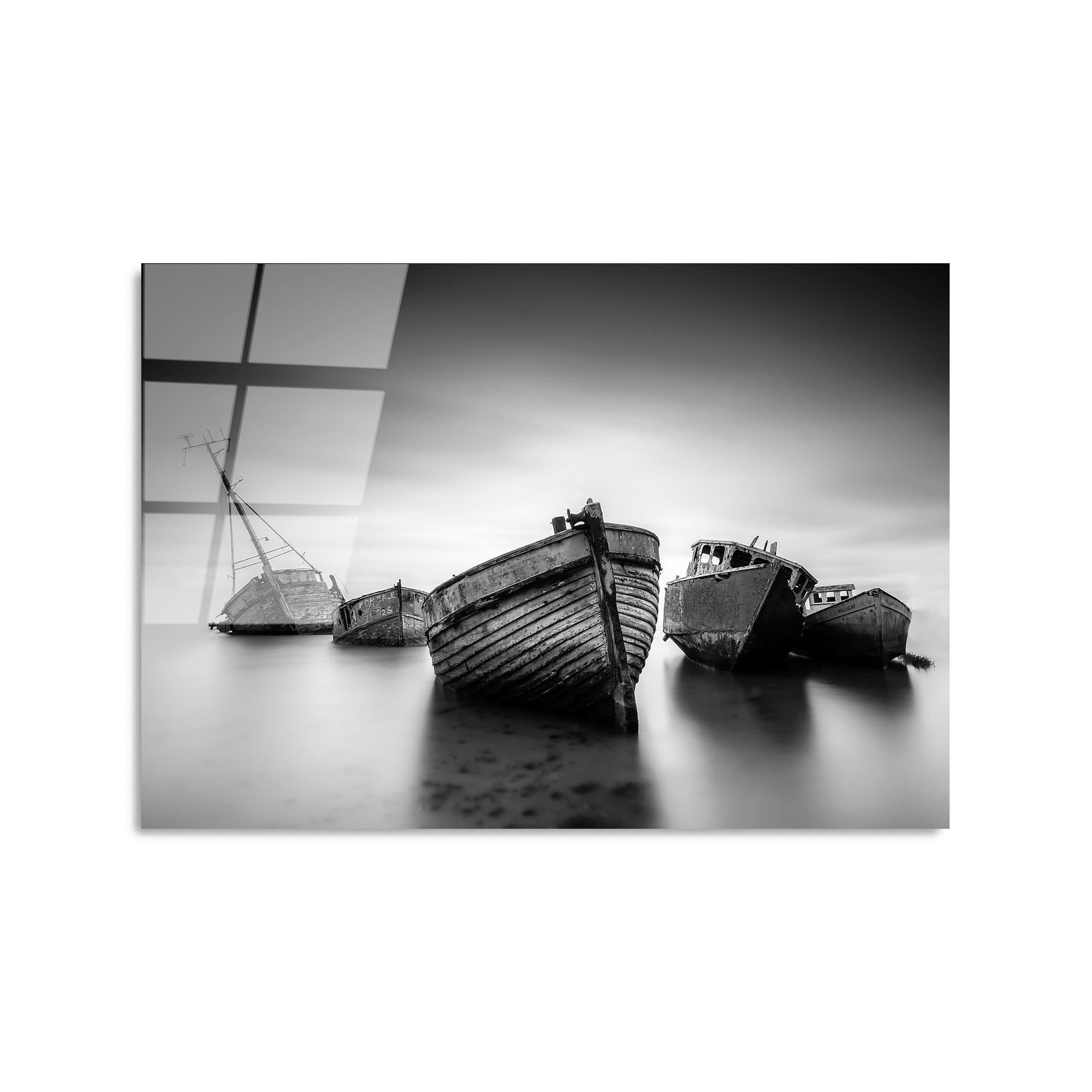 UV-313 Baskılı Cam Dikdörtgen Duvar Tablosu | ByLamp