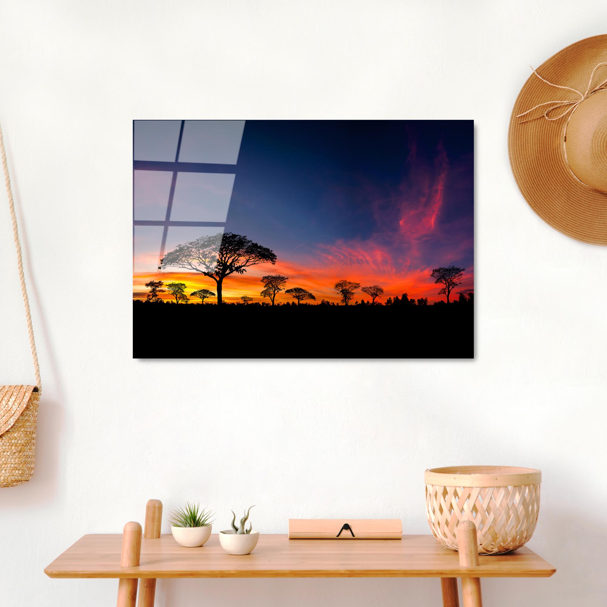 UV-320 Baskılı Cam Dikdörtgen Duvar Tablosu | ByLamp