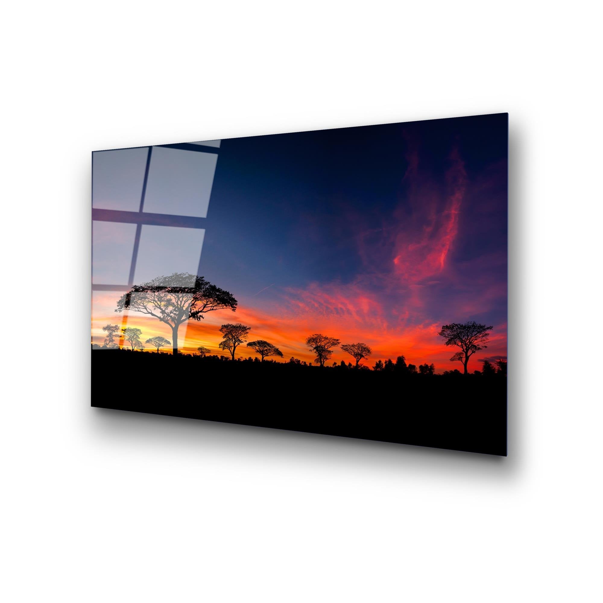 UV-320 Baskılı Cam Dikdörtgen Duvar Tablosu | ByLamp