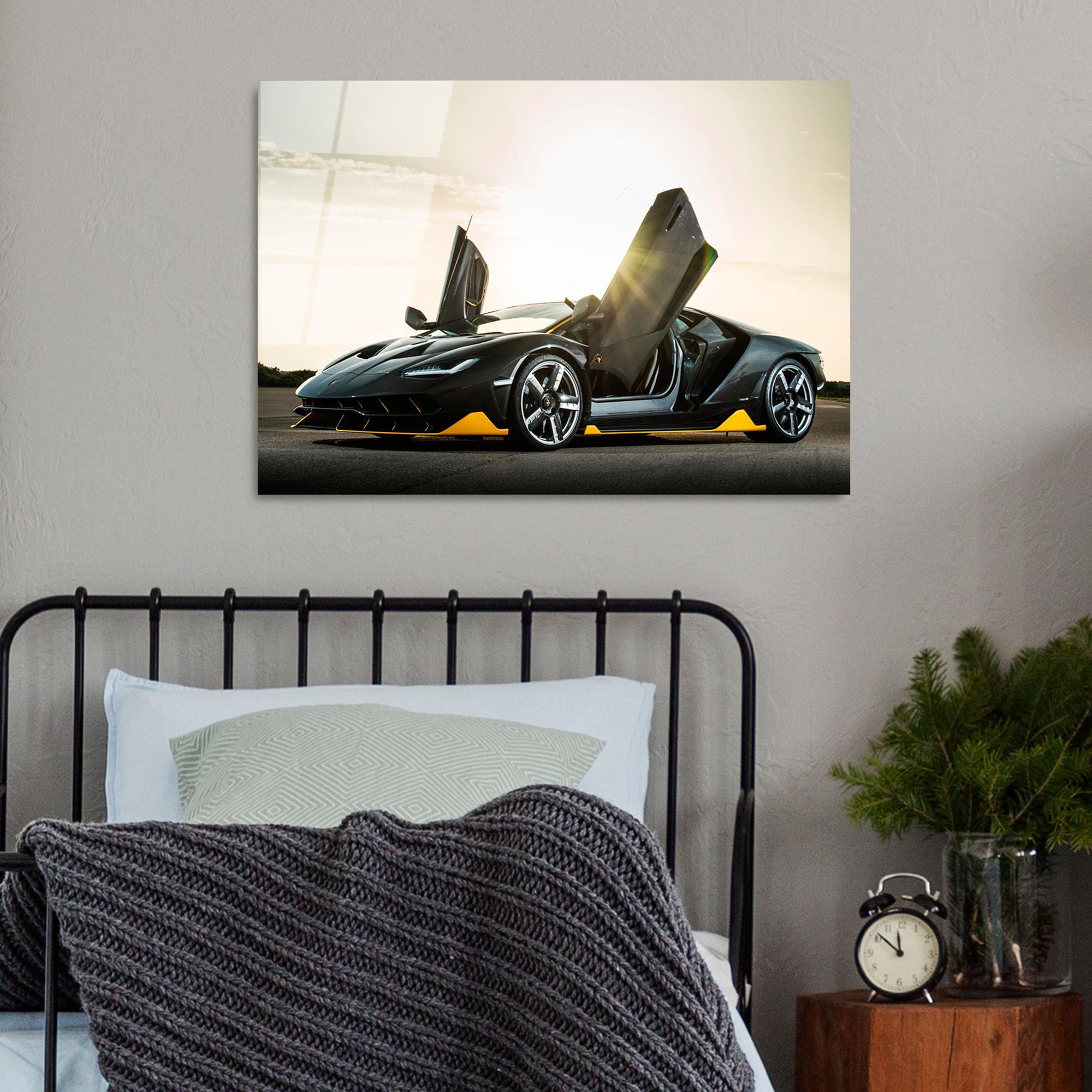 UV-332 Baskılı Cam Dikdörtgen Duvar Tablosu | ByLamp