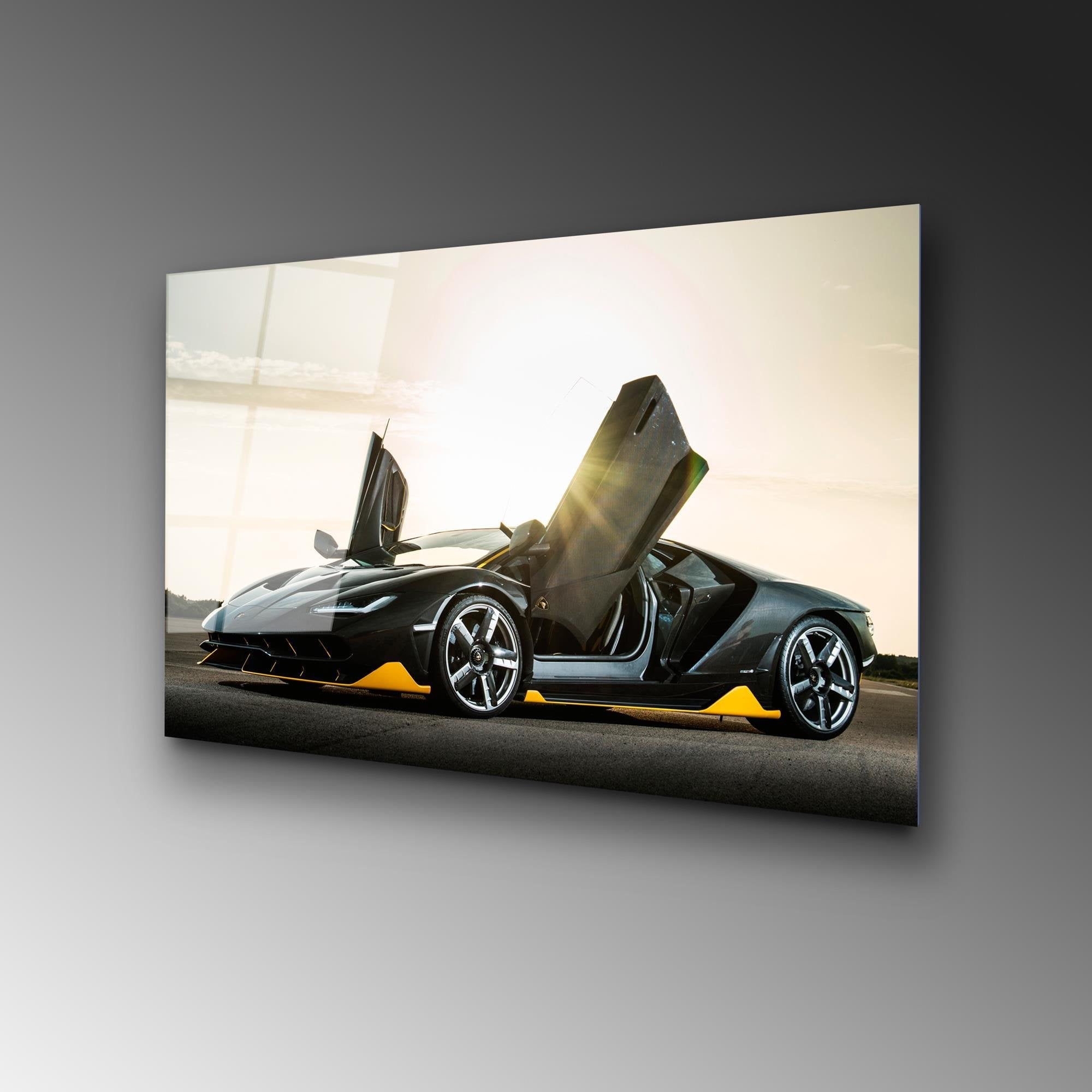 UV-332 Baskılı Cam Dikdörtgen Duvar Tablosu | ByLamp