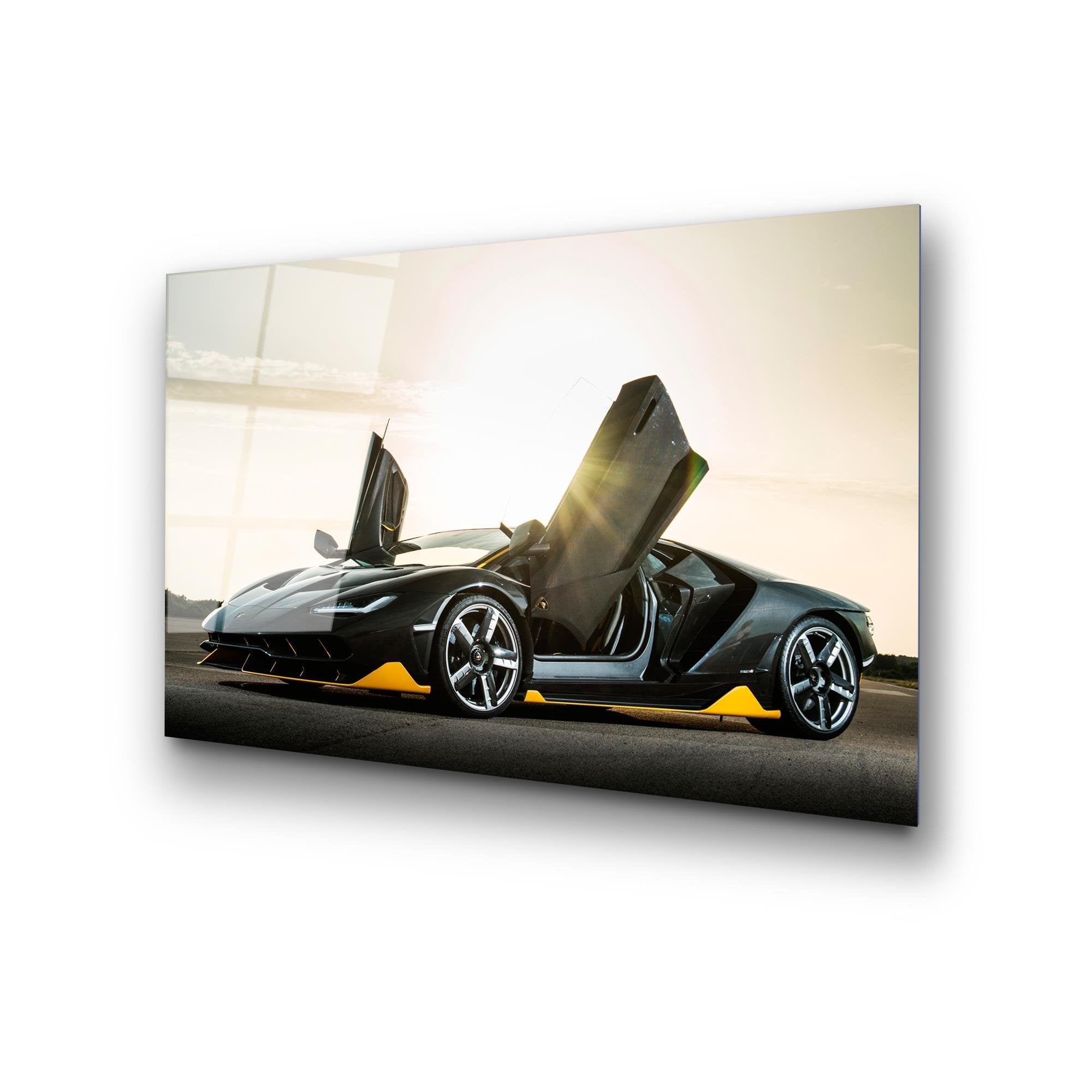 UV-332 Baskılı Cam Dikdörtgen Duvar Tablosu | ByLamp