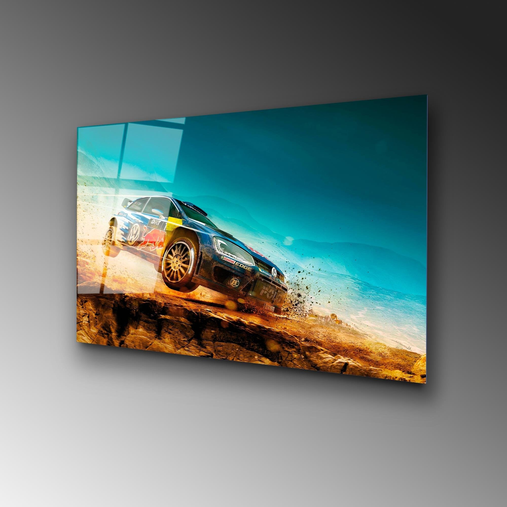 UV-334 Baskılı Cam Dikdörtgen Duvar Tablosu | ByLamp