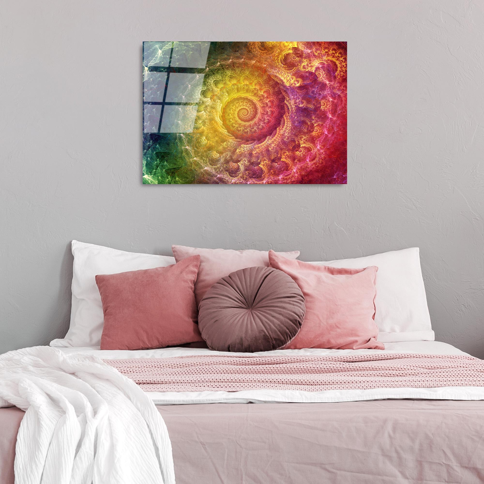 UV-342 Baskılı Cam Dikdörtgen Duvar Tablosu | ByLamp