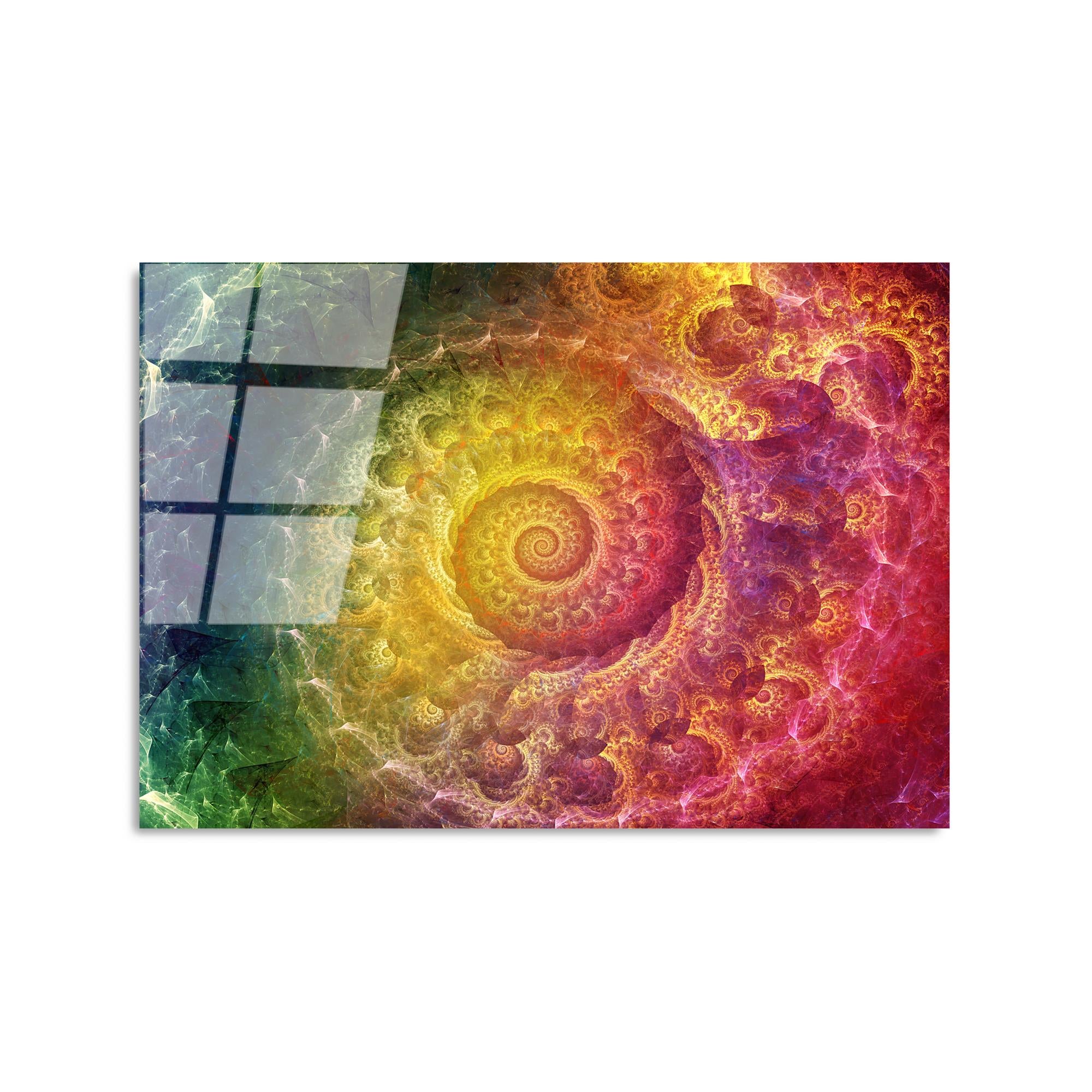 UV-342 Baskılı Cam Dikdörtgen Duvar Tablosu | ByLamp