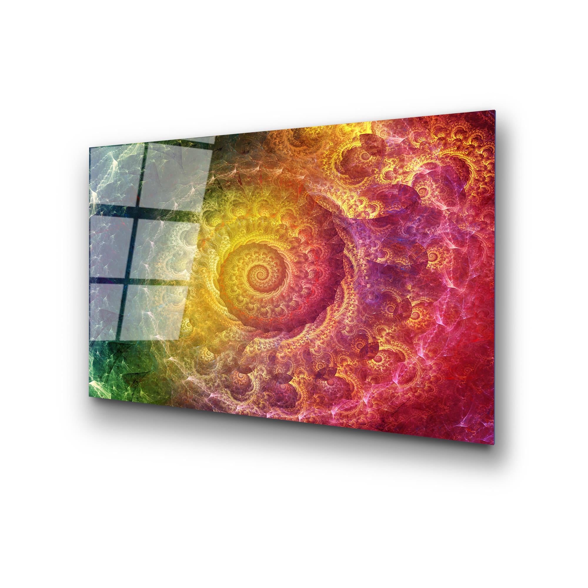 UV-342 Baskılı Cam Dikdörtgen Duvar Tablosu | ByLamp