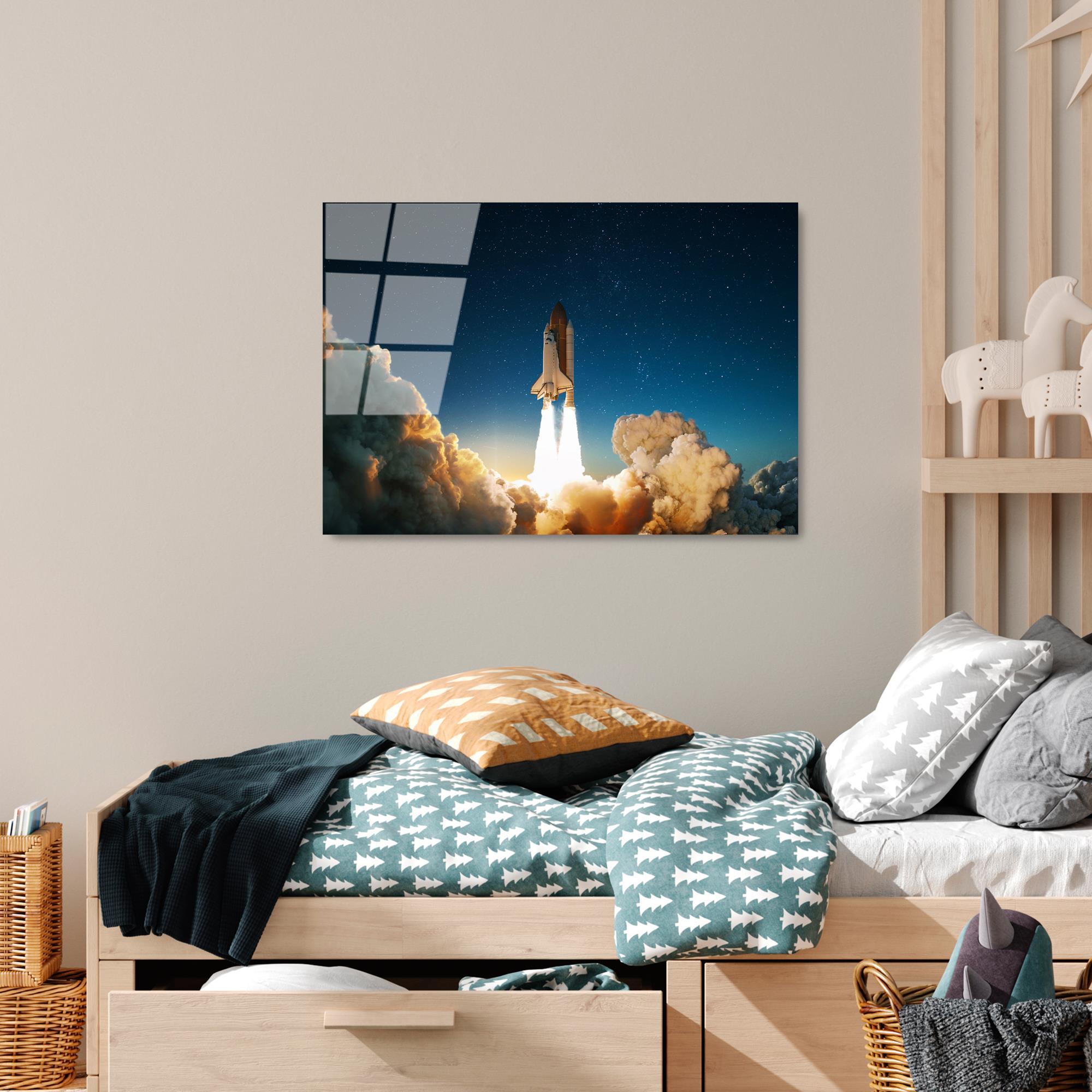 UV-351 Baskılı Cam Dikdörtgen Duvar Tablosu | ByLamp