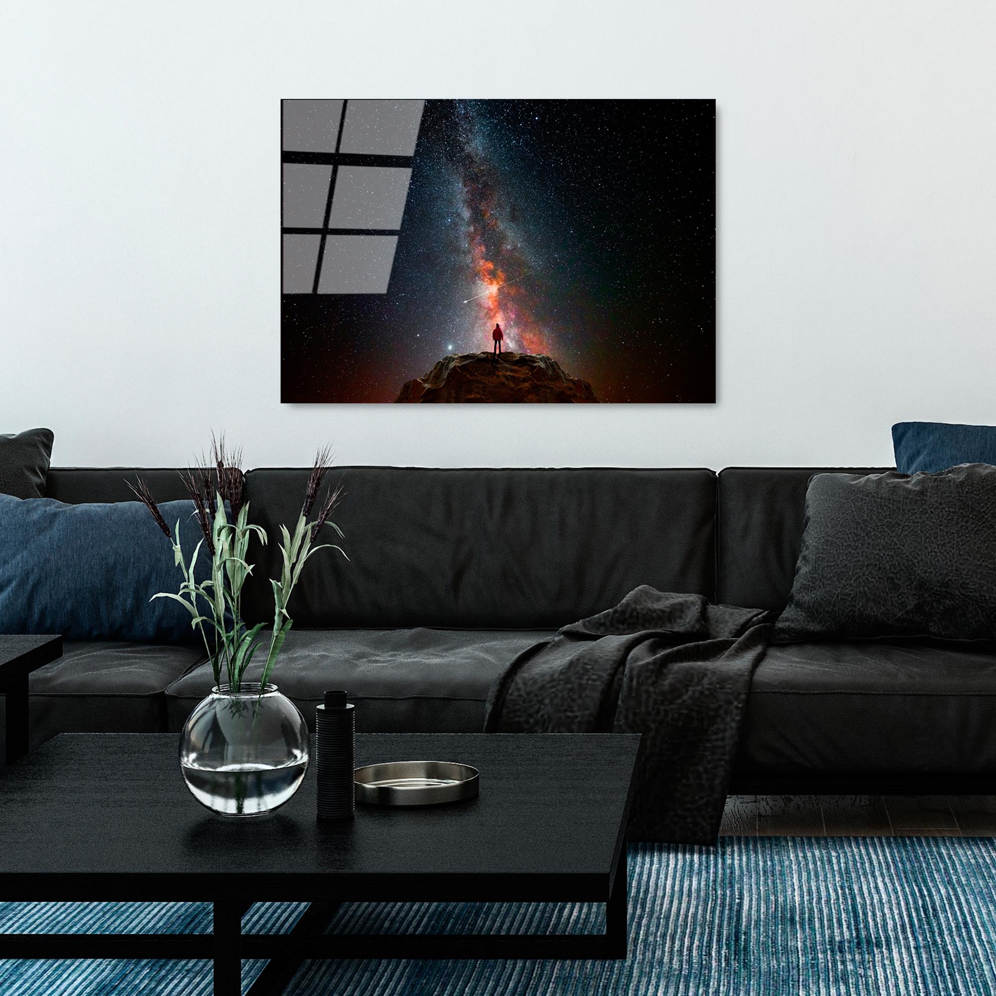 UV-352 Baskılı Cam Dikdörtgen Duvar Tablosu | ByLamp