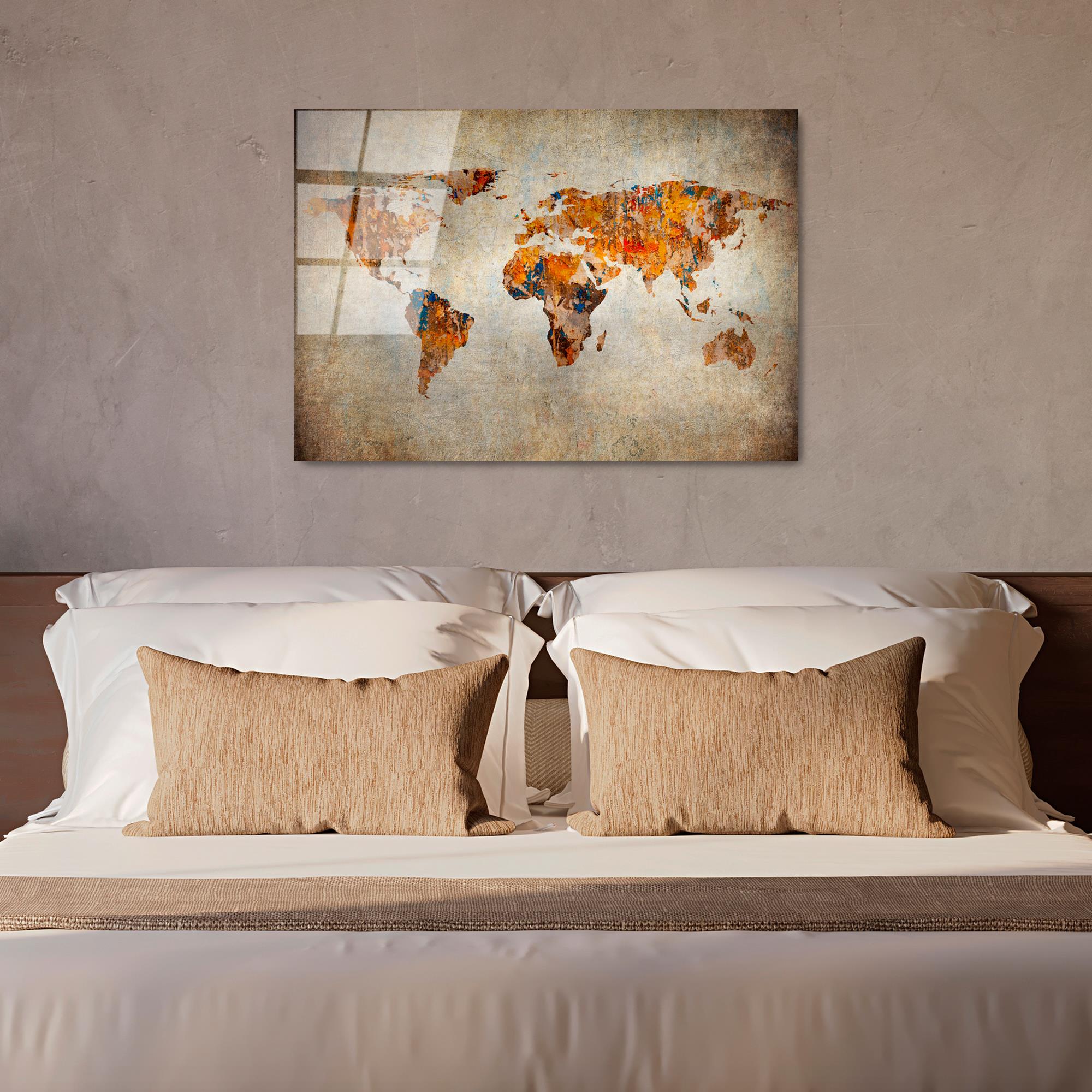 UV-354 Baskılı Cam Dikdörtgen Duvar Tablosu | ByLamp