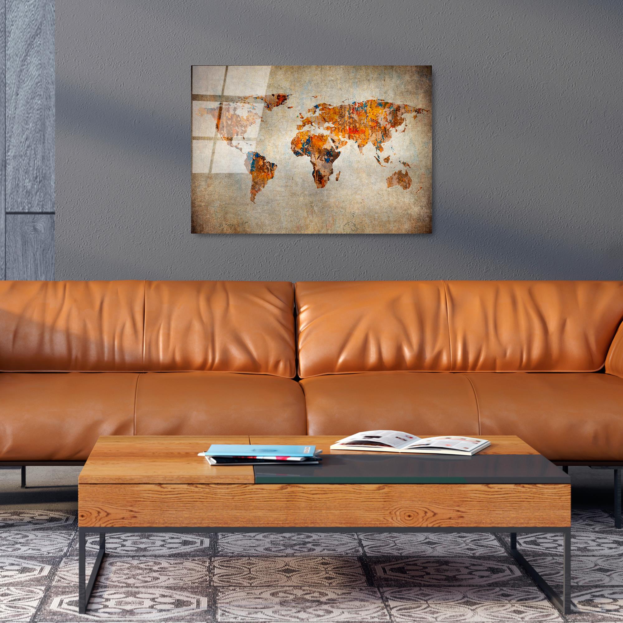 UV-354 Baskılı Cam Dikdörtgen Duvar Tablosu | ByLamp