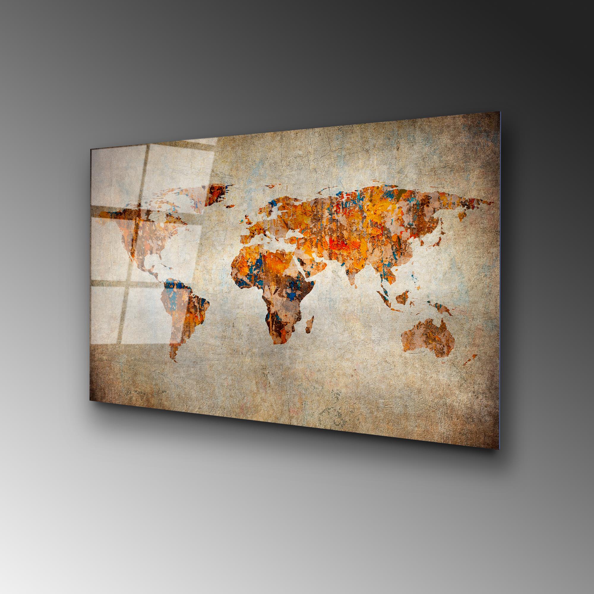 UV-354 Baskılı Cam Dikdörtgen Duvar Tablosu | ByLamp