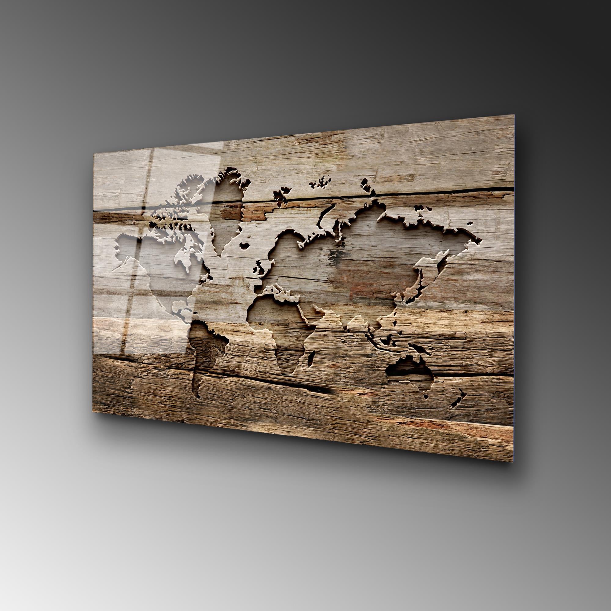 UV-355 Baskılı Cam Dikdörtgen Duvar Tablosu | ByLamp