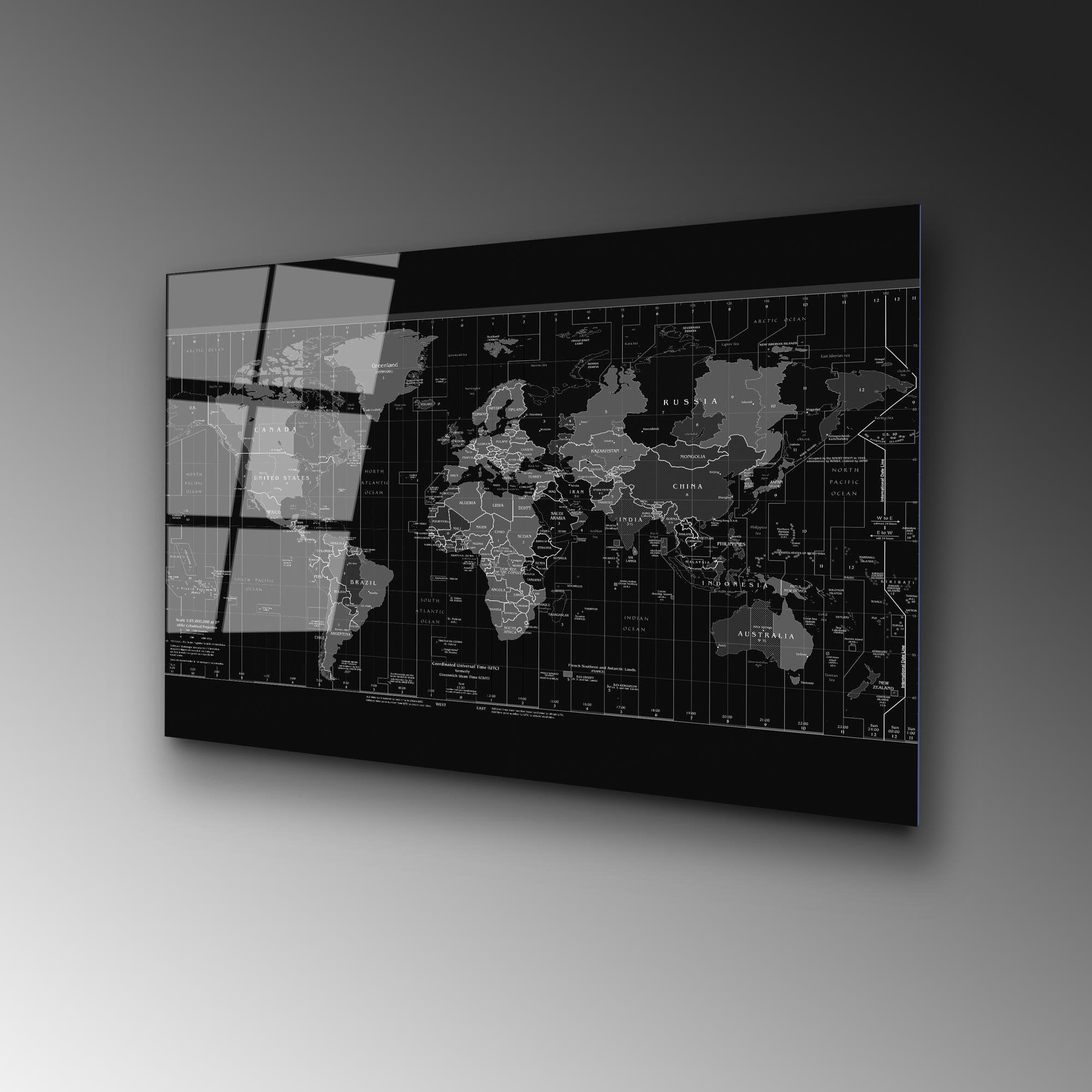 UV-356 Baskılı Cam Dikdörtgen Duvar Tablosu | ByLamp