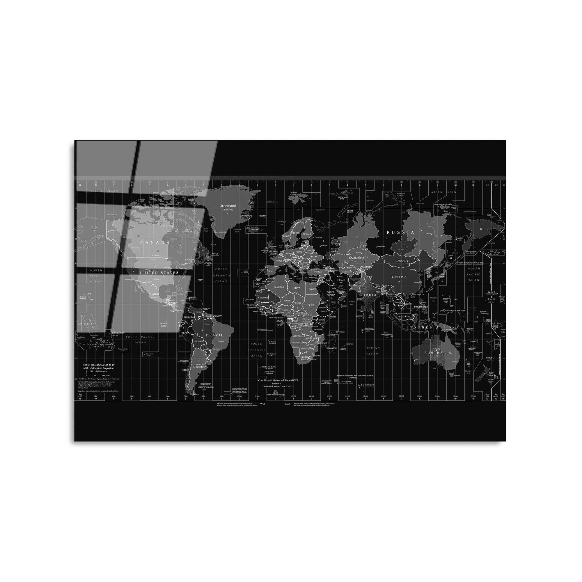 UV-356 Baskılı Cam Dikdörtgen Duvar Tablosu | ByLamp