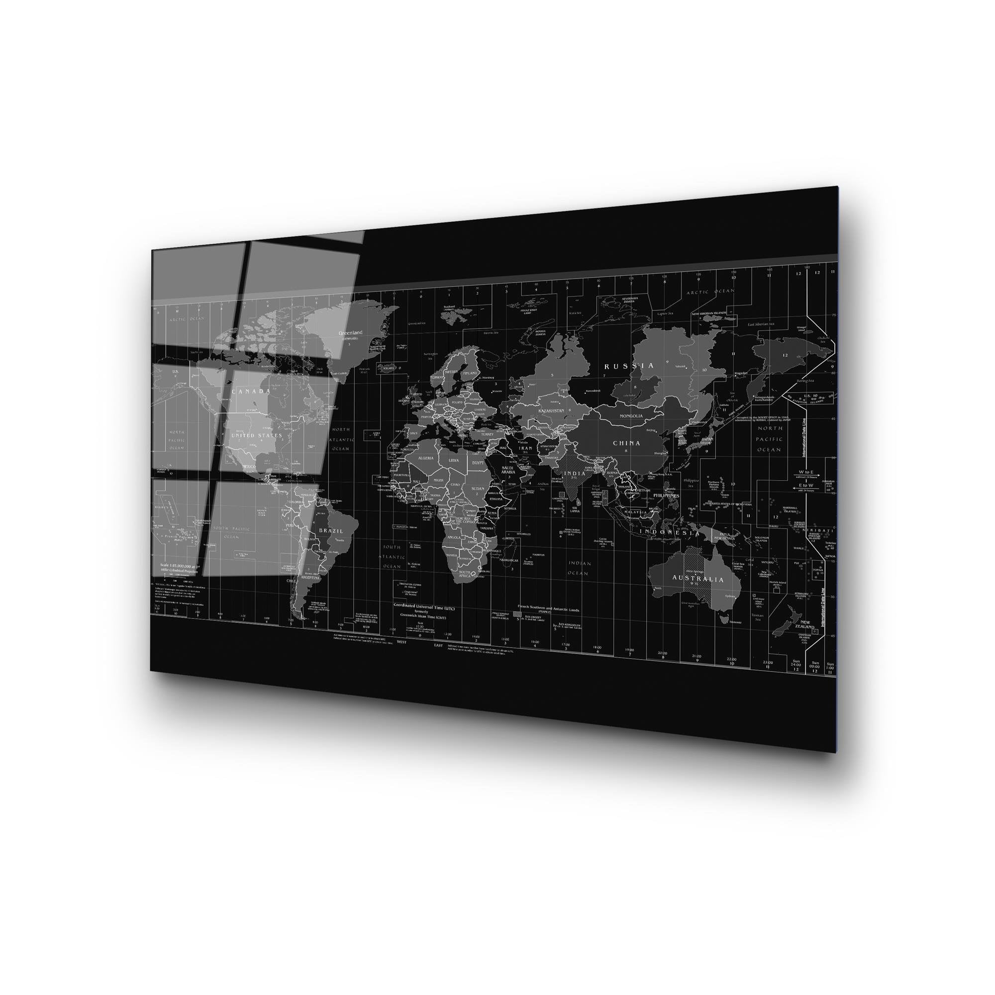 UV-356 Baskılı Cam Dikdörtgen Duvar Tablosu | ByLamp