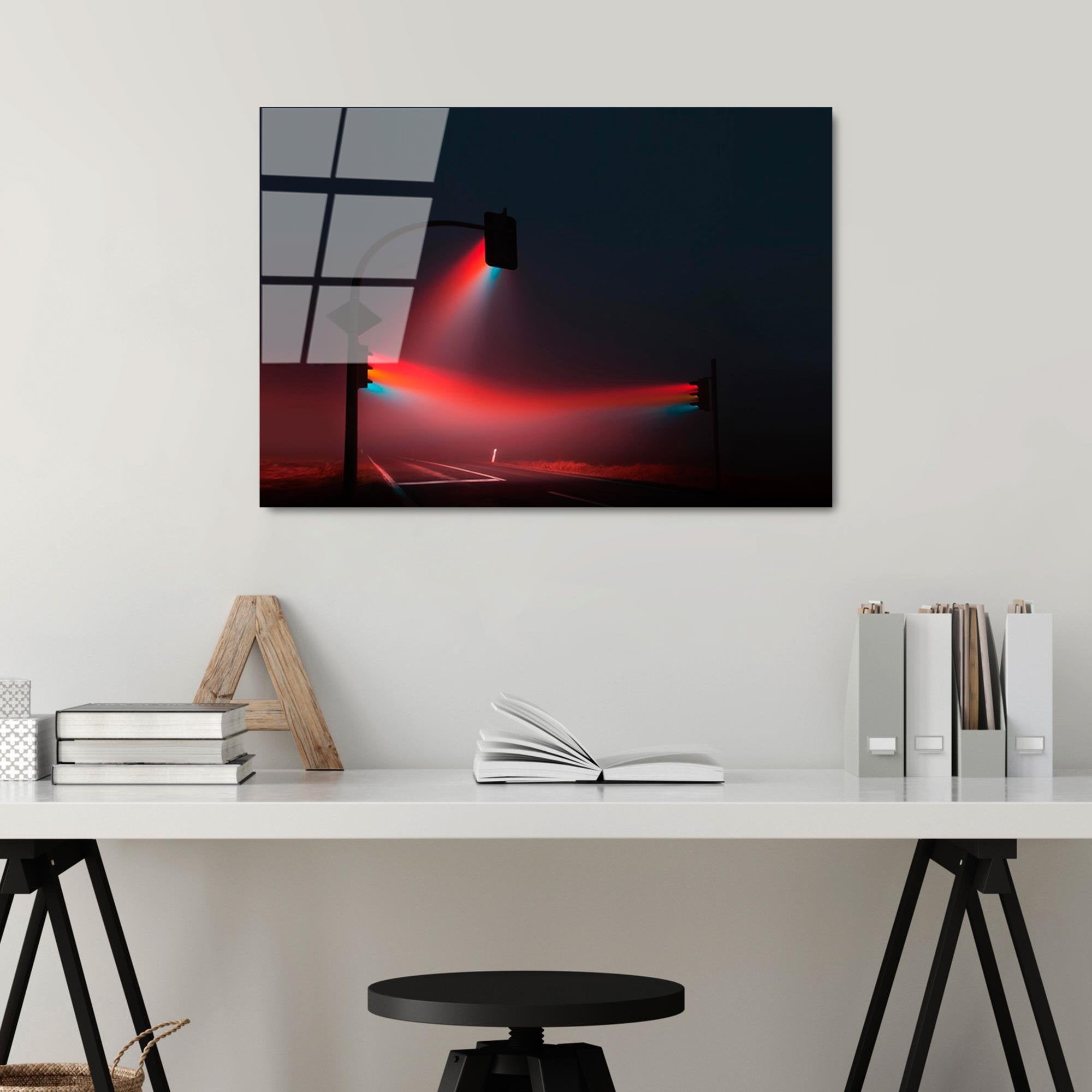 UV-358 Baskılı Cam Dikdörtgen Duvar Tablosu | ByLamp