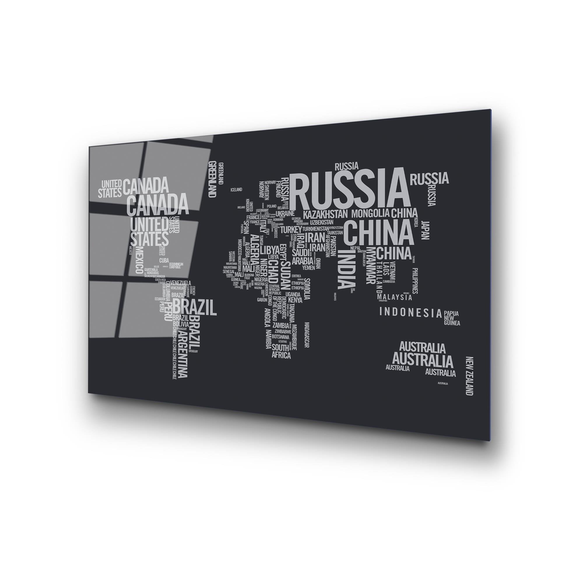 UV-359 Baskılı Cam Dikdörtgen Duvar Tablosu | ByLamp