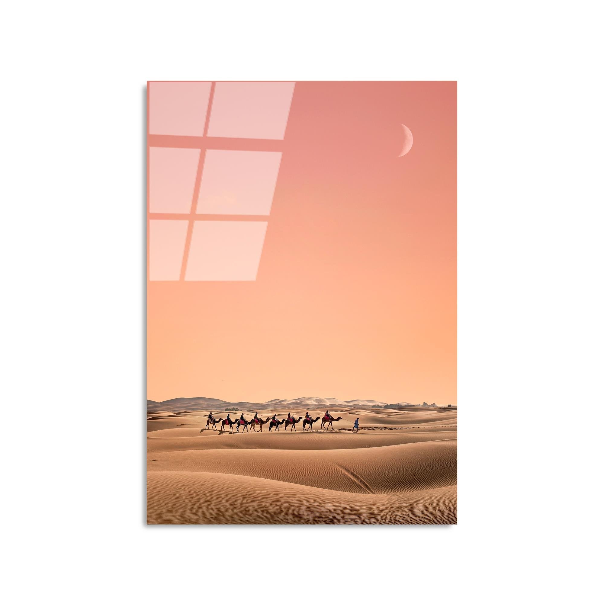 UV-361 Baskılı Cam Dikdörtgen Duvar Tablosu | ByLamp