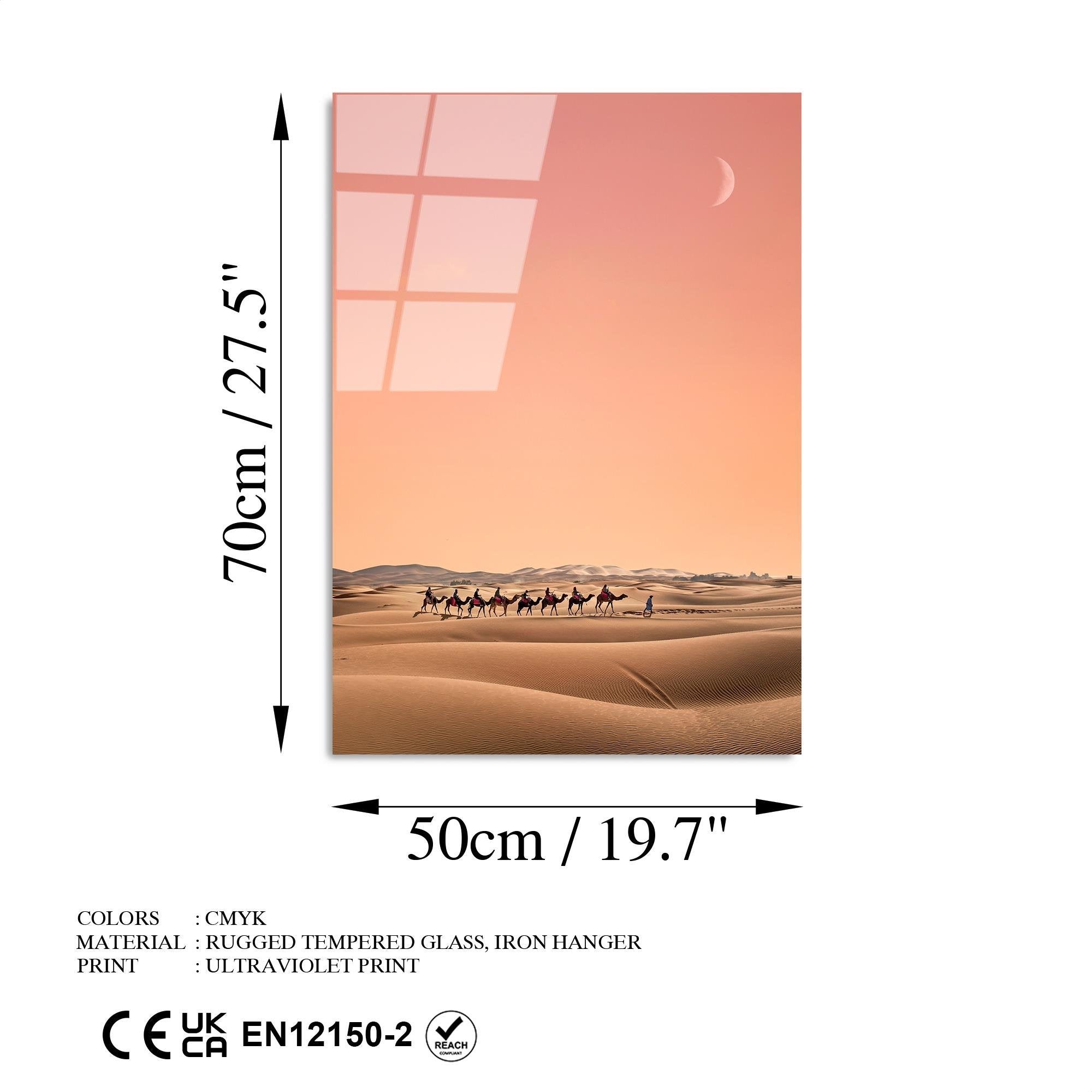 UV-361 Baskılı Cam Dikdörtgen Duvar Tablosu | ByLamp