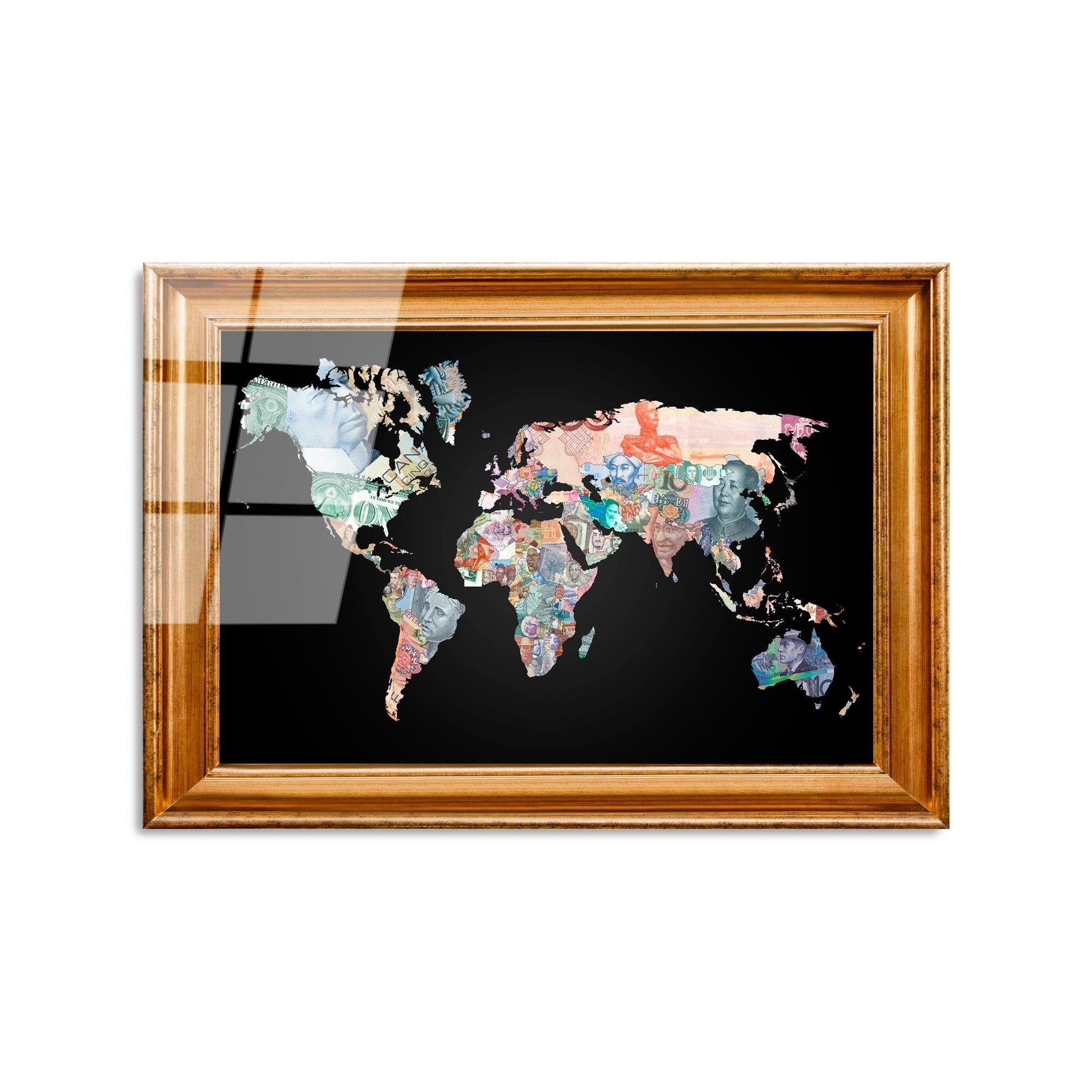 UV-367 Baskılı Cam Dikdörtgen Duvar Tablosu | ByLamp