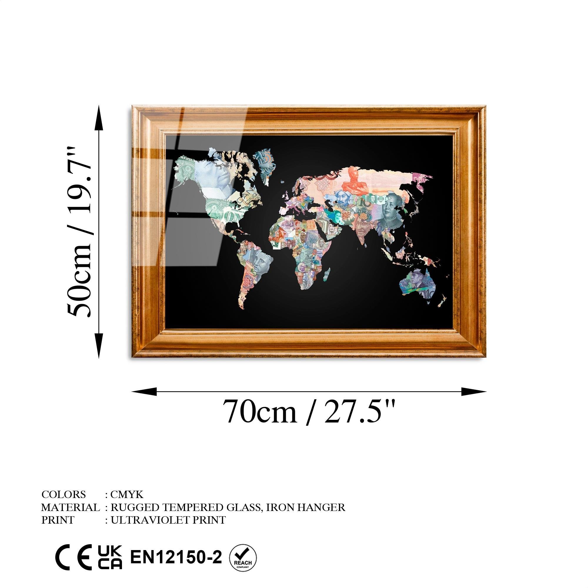 UV-367 Baskılı Cam Dikdörtgen Duvar Tablosu | ByLamp